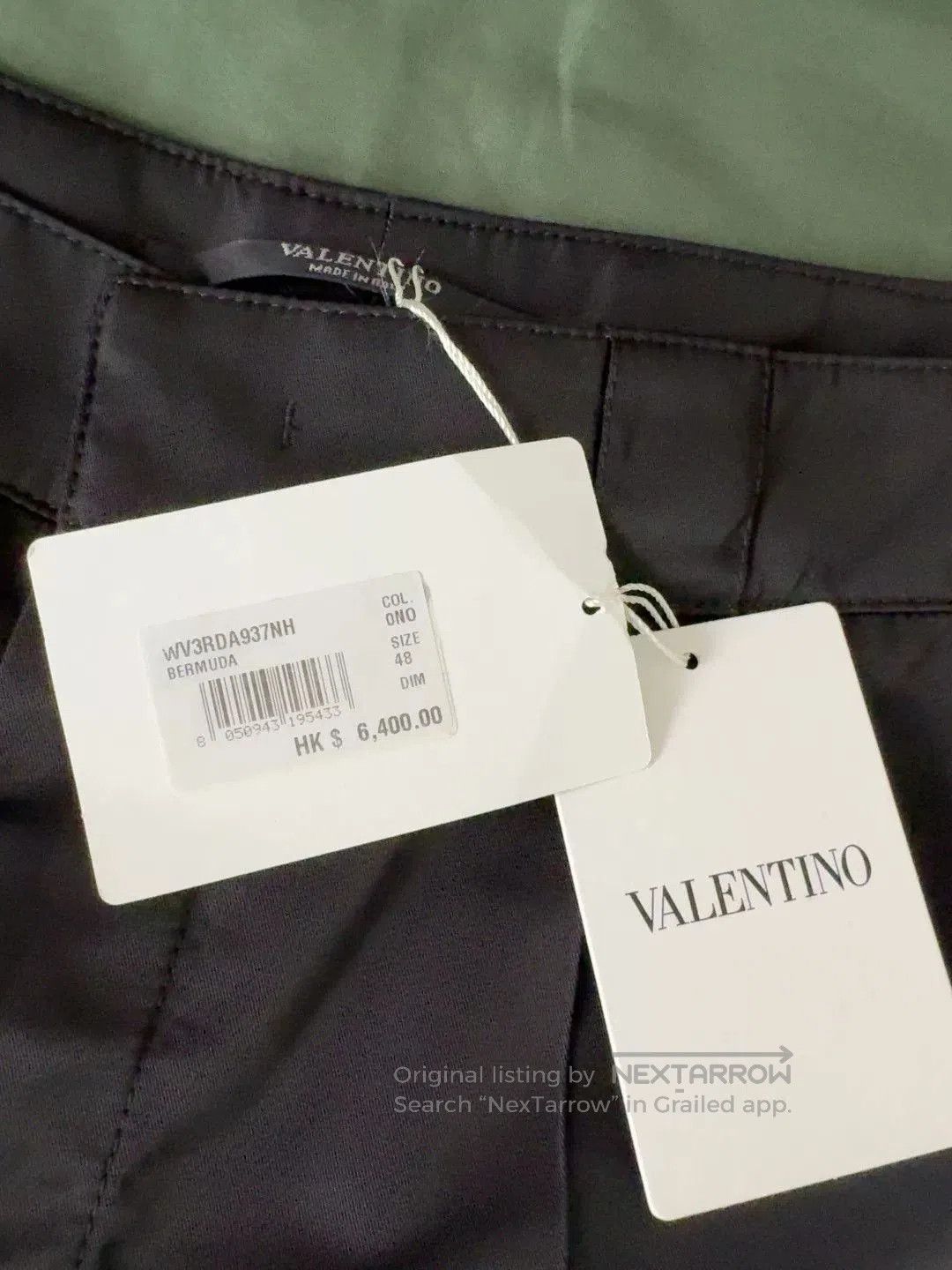 Valentino Valentino Men's Black Casual Nylon Shorts. Size US 38 / EU 54 - 4 Thumbnail
