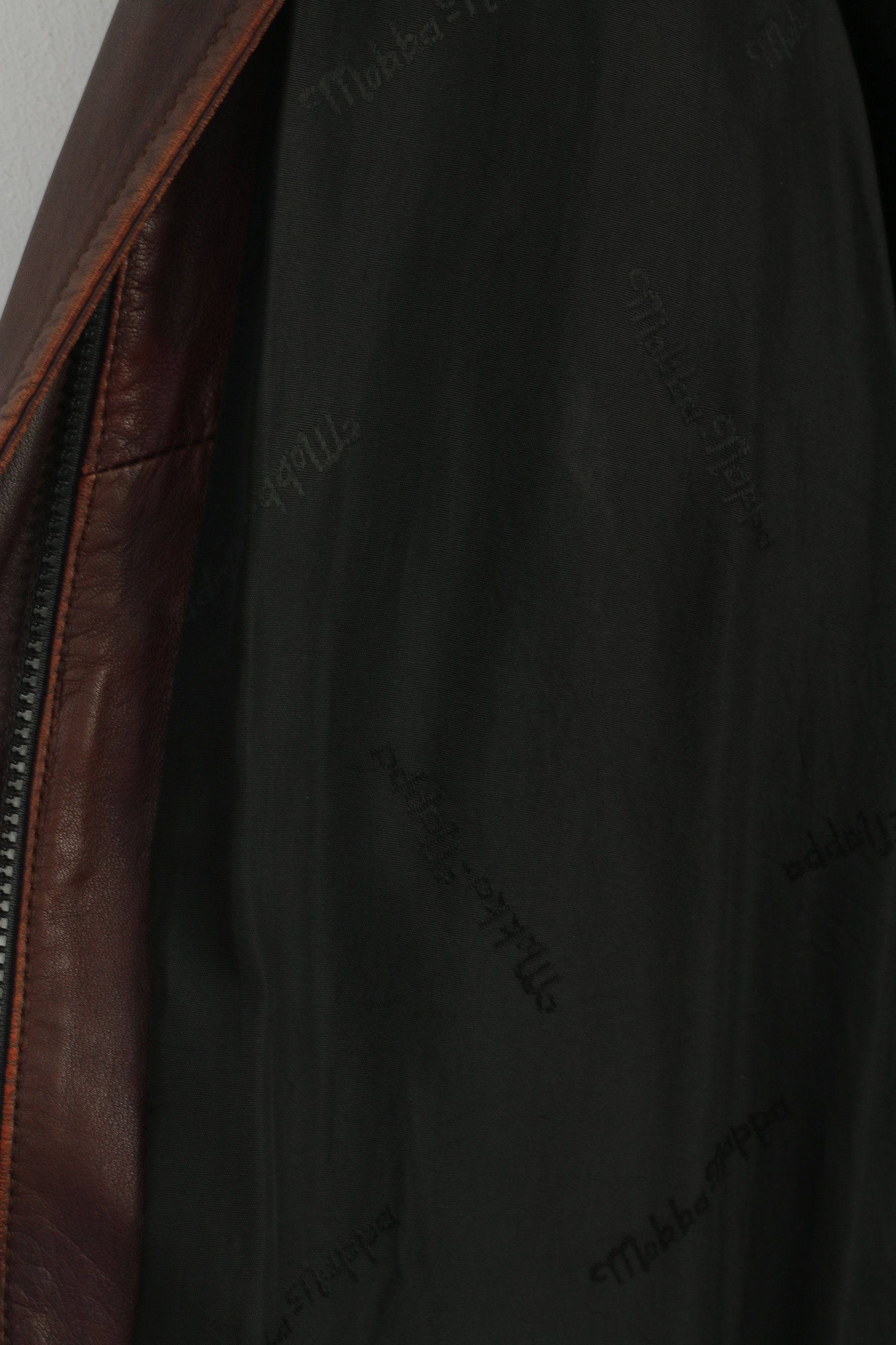 Vintage Mokka Nappa Finland Women 40 L Coat Brown 0185Leather Size L / US 10 / IT 46 - 4 Thumbnail