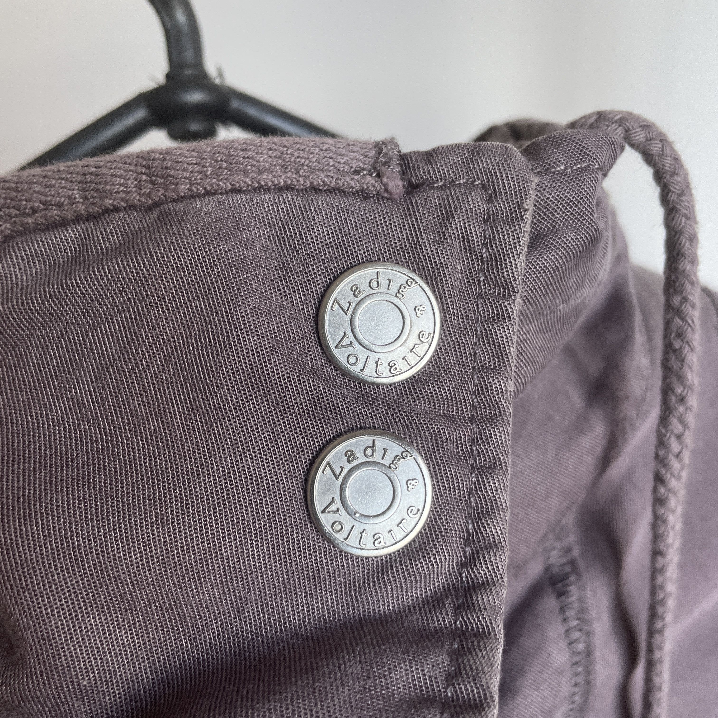Zadig & Voltaire Zadig & Voltaire Womens Lyocell Military Jacket Size L Size L / US 10 / IT 46 - 15 Thumbnail