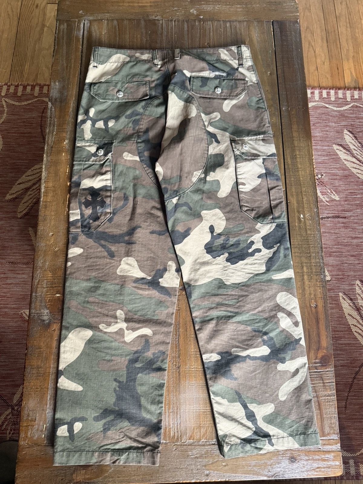 Chrome Hearts Chrome Hearts DevilDog camo cargos SZ34 DS Size US 34 / EU 50 - 1 Thumbnail
