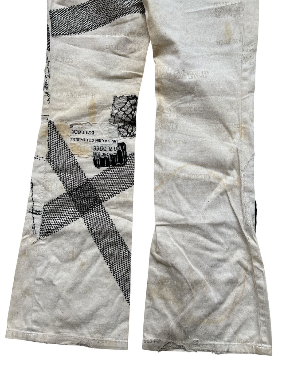 Japanese Brand h.NAOTO Anarchism for Plus Flare Pants Size US 29 - 4 Thumbnail