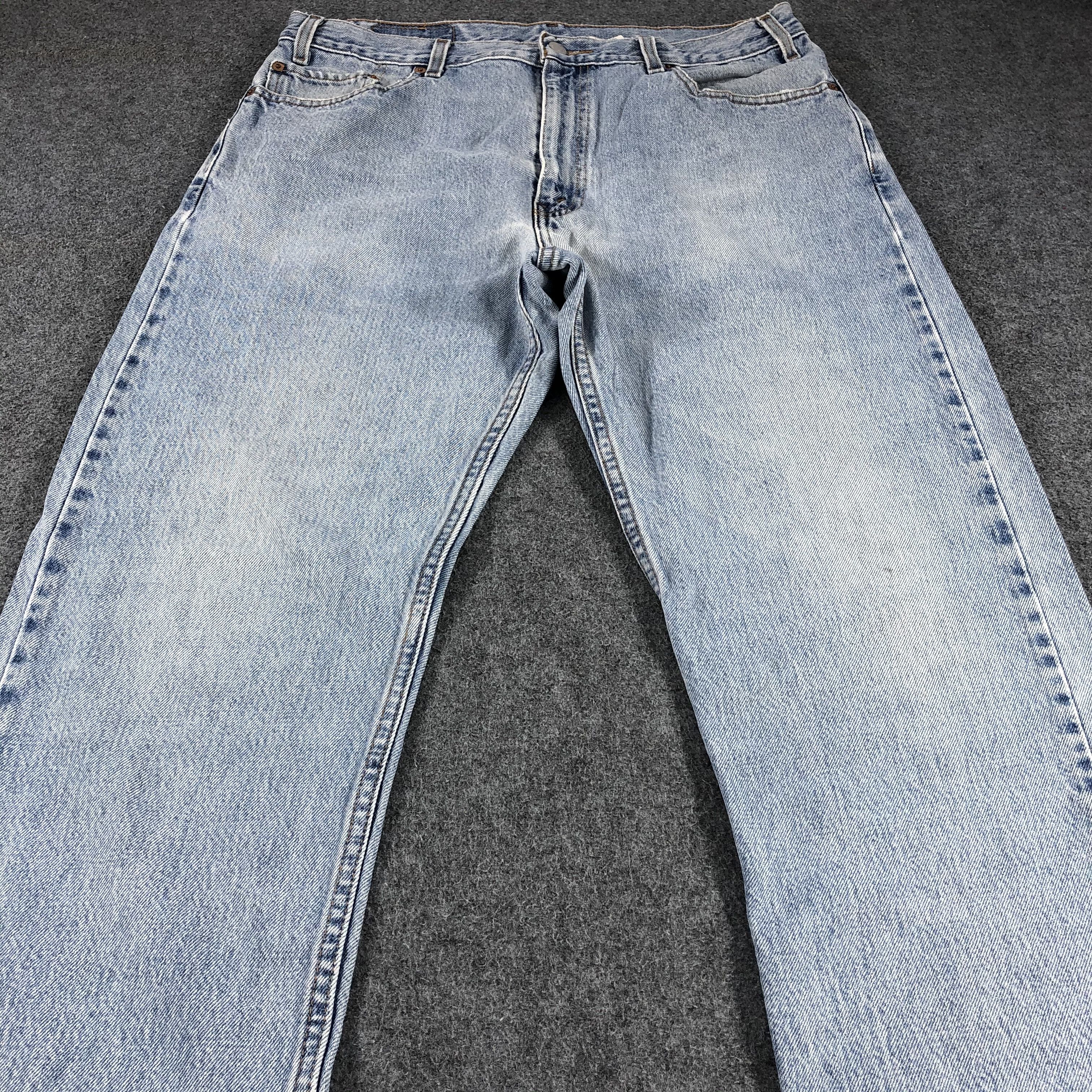 Levi's × Vintage Vintage 90s Light Wash Levis 505 Jeans-JM810 Size US 35 - 3 Thumbnail
