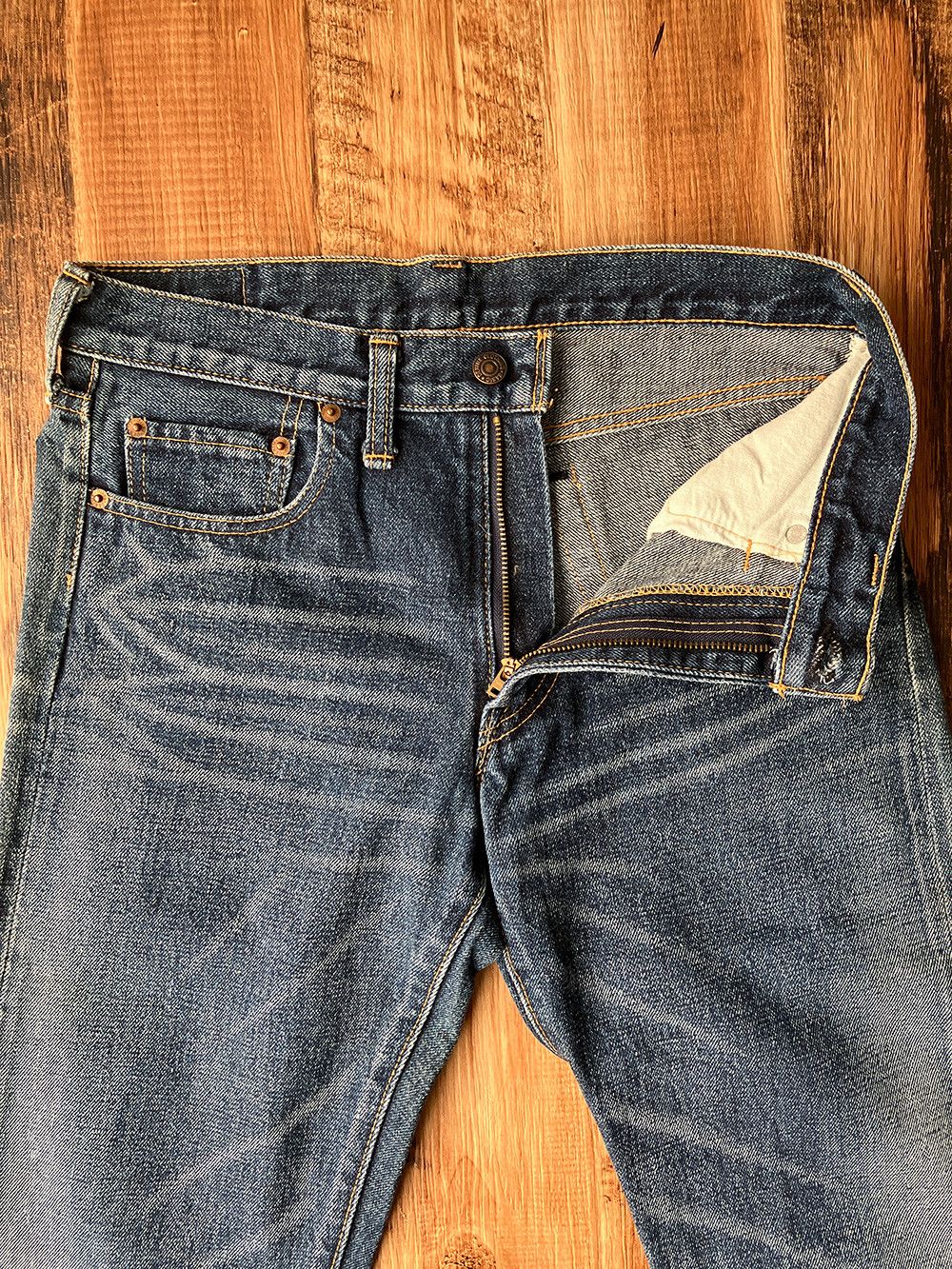 Denime DENIME Orizzonti 505 BIG-E W30 x L32 Osaka 5 Selvedge jeans Size US 30 / EU 46 - 6 Thumbnail