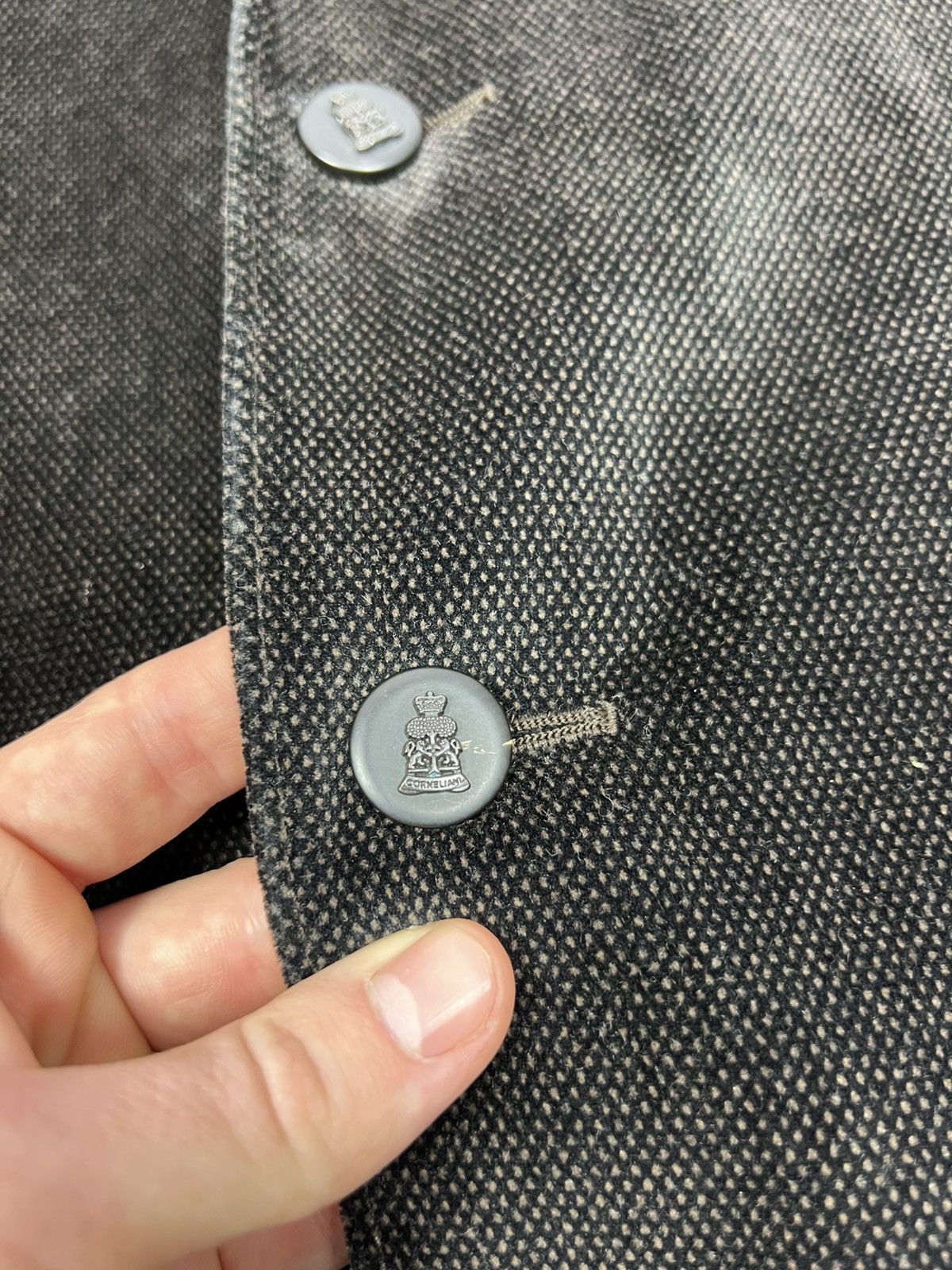 Corneliani Corneliani ID Men's Brown Baumwolle Blazer Jacket Coat Size US M / EU 48-50 / 2 - 11 Thumbnail