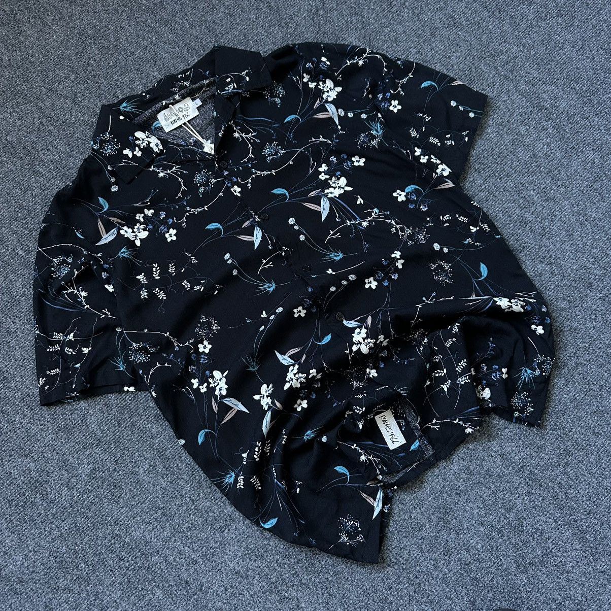 66 North VTG Mans Button Up Roadies of 66 Shirt Flowers Multi-logo Size US L / EU 52-54 / 3 - 1 Thumbnail