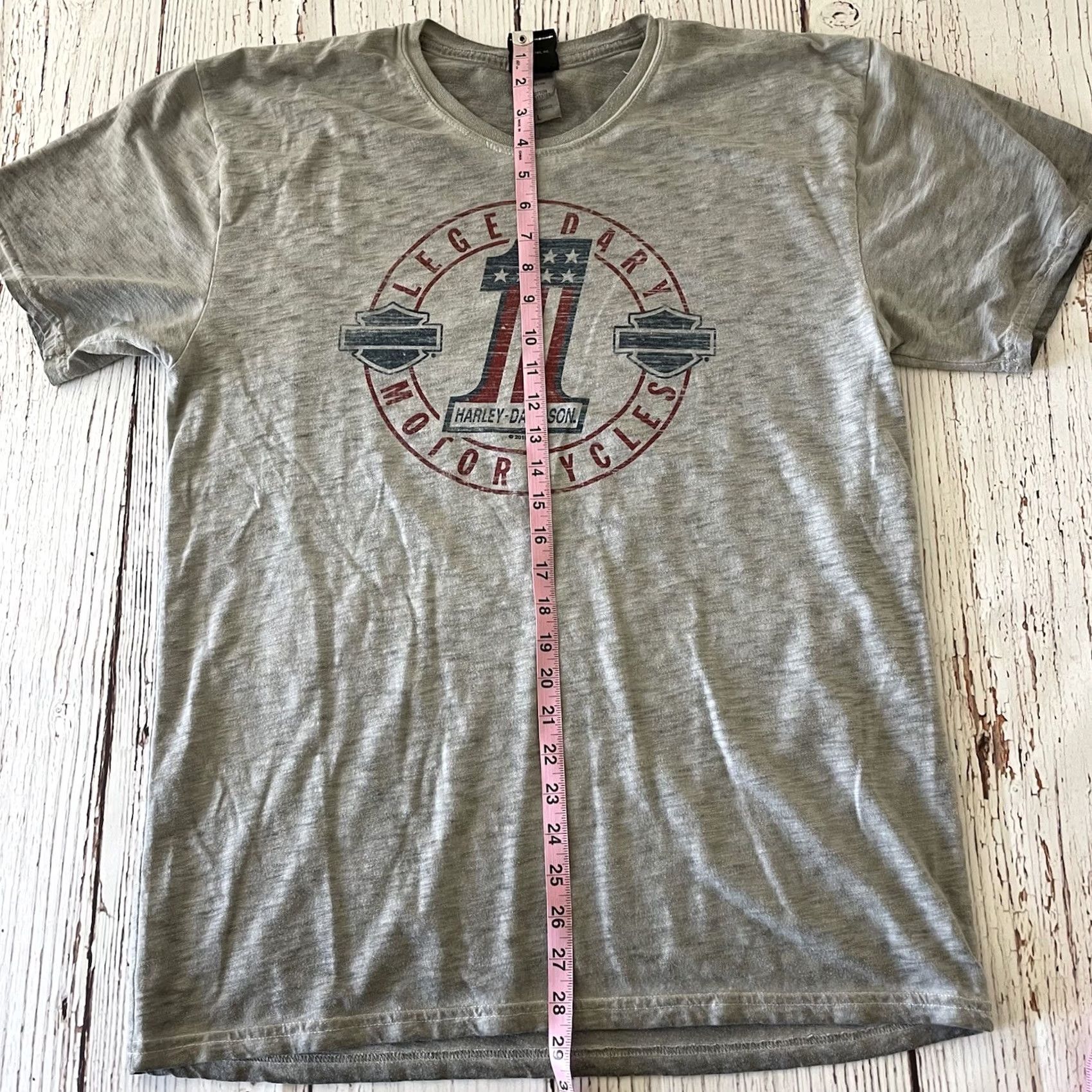 Harley Davidson Harley-Davidson Avalanche Denver T-Shirt Mens Large Gray Short Sleeve Shirt Size US L / EU 52-54 / 3 - 4 Thumbnail