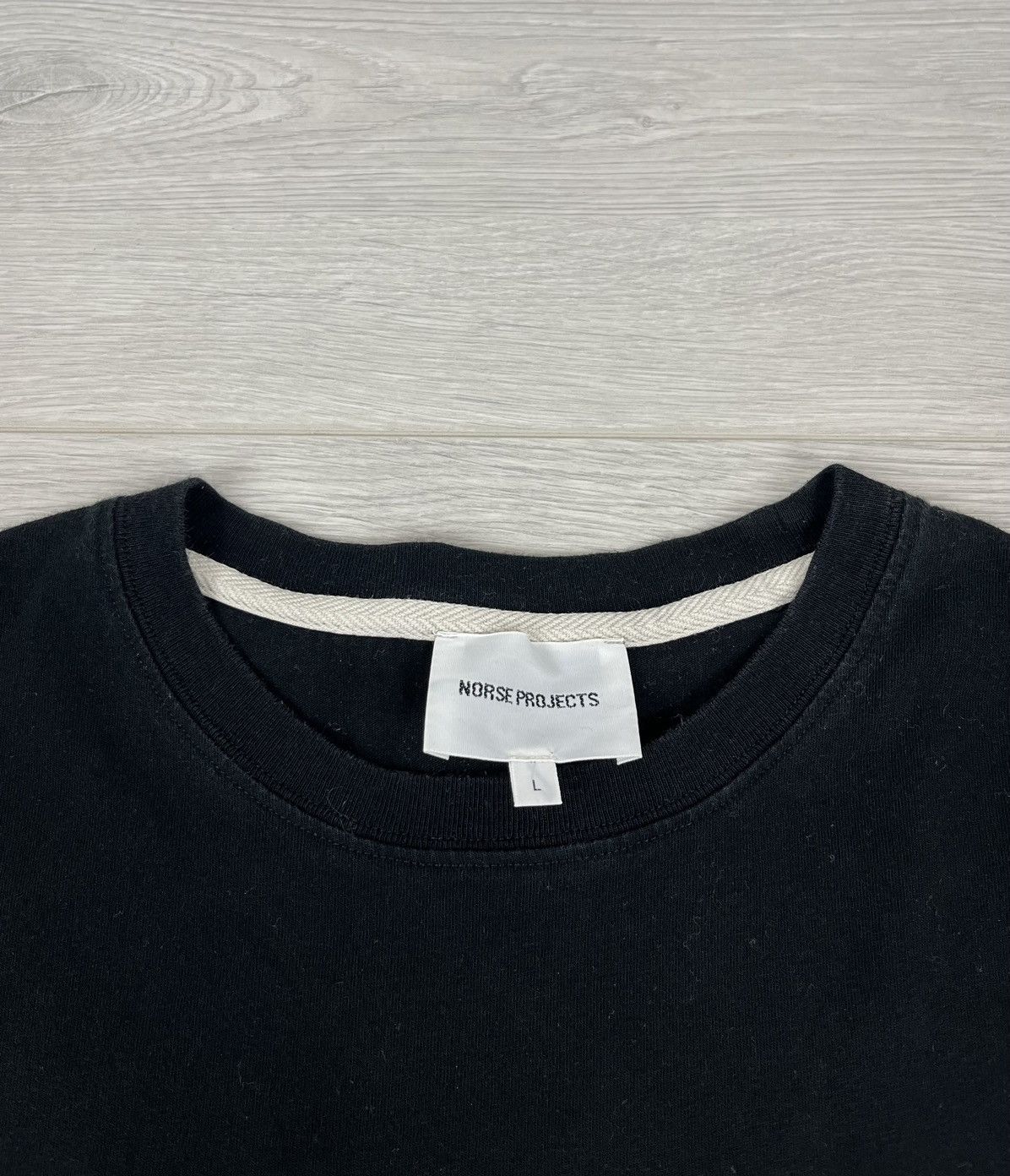 Norse Projects Norse Projects Niels Black Basic Logo T Shirt L size Size US L / EU 52-54 / 3 - 3 Thumbnail