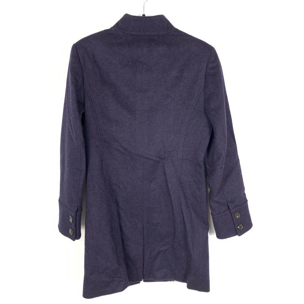 Brooks Brothers 10 Wool Alpaca Peacoat Jacket Purple Preppy