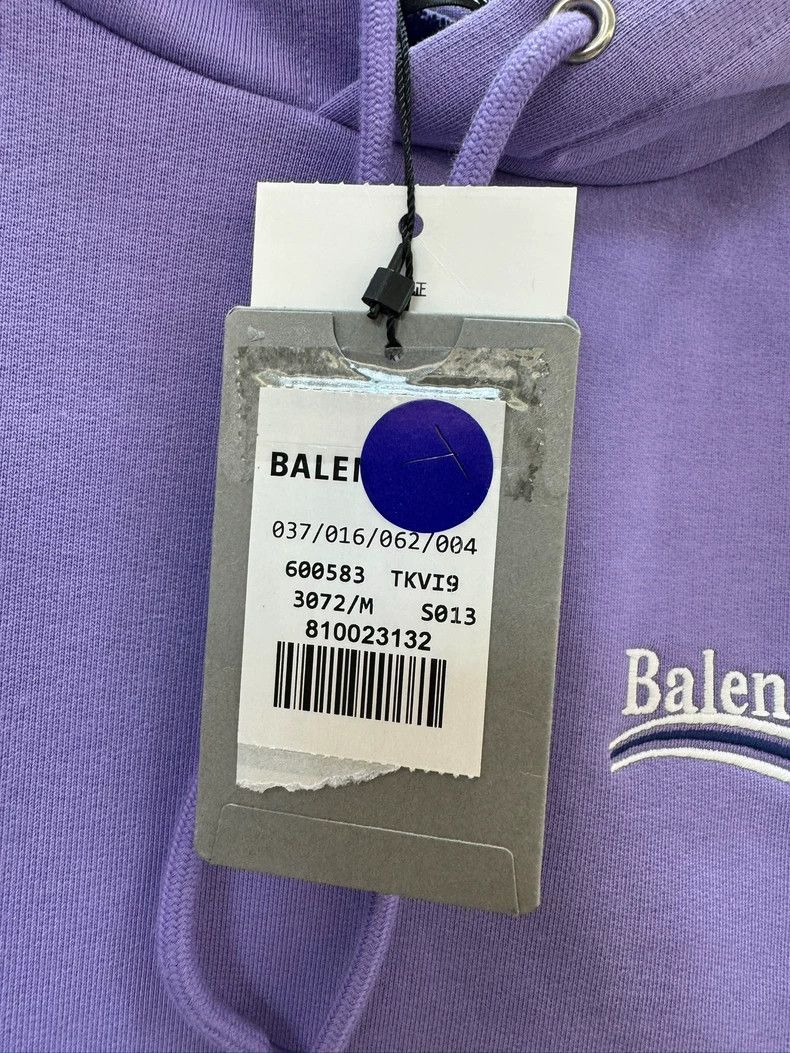 Balenciaga Balenciaga Purple Coke Hoodie Size US M / EU 48-50 / 2 - 5 Thumbnail