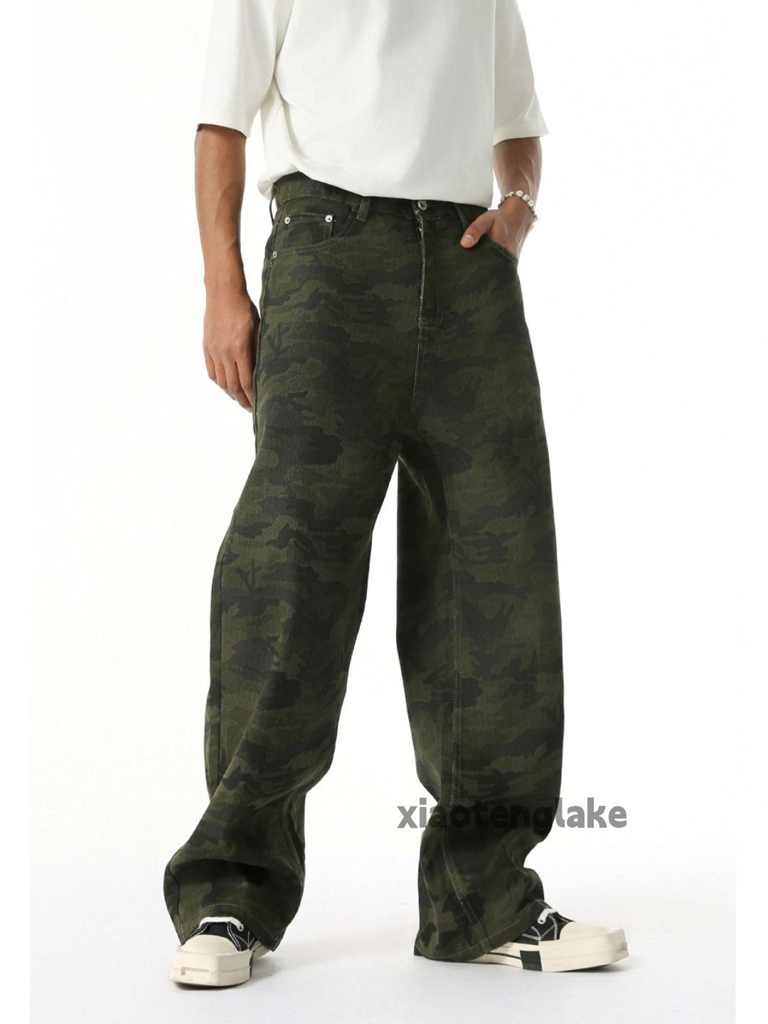 Designer × Japanese Brand × Vintage Utility military loose baggy skate hiphop work cargo pants Size US 31 - 4 Thumbnail