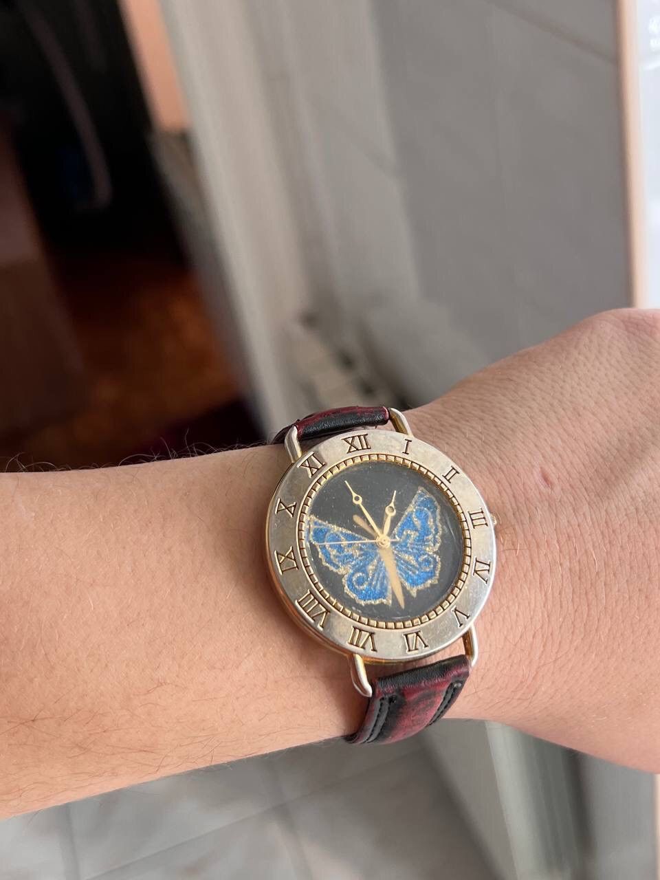 Japanese Brand × Vintage Vintage Butterfly 🦋 Big 90s Japanese style futuristic Watch Size ONE SIZE - 5 Thumbnail