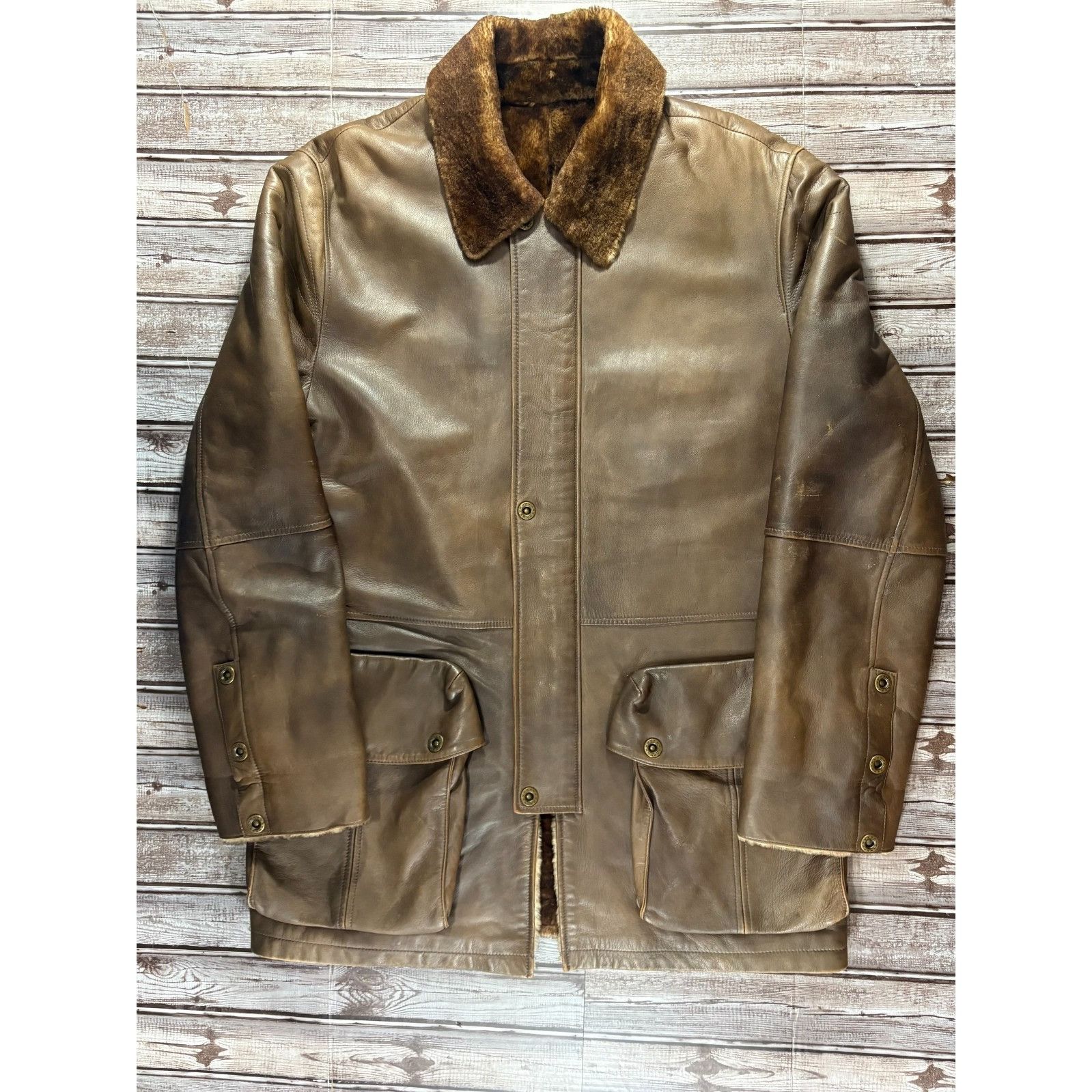 Other Jacques Locci exclusive line shearling leather coat jacket s Size US M / EU 48-50 / 2 - 1 Thumbnail