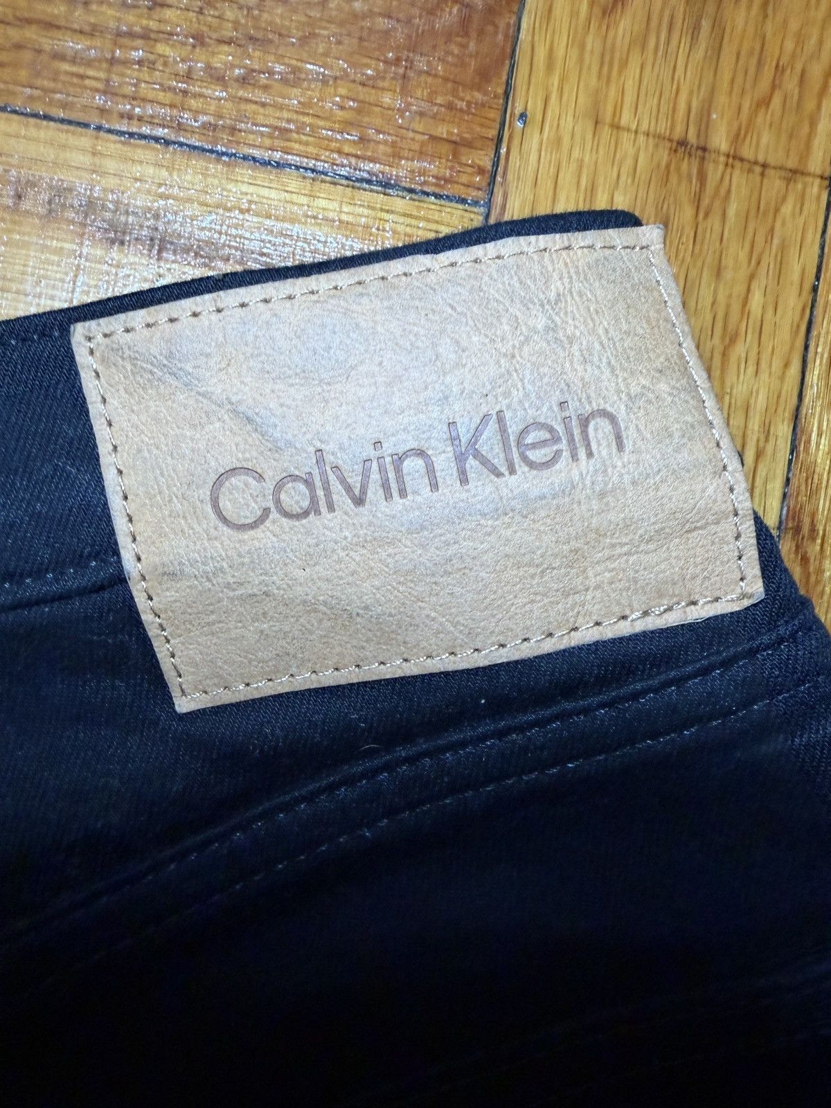 Calvin Klein CALVIN KLEIN BLACK DENIM JEANS Size US 31 - 4 Thumbnail