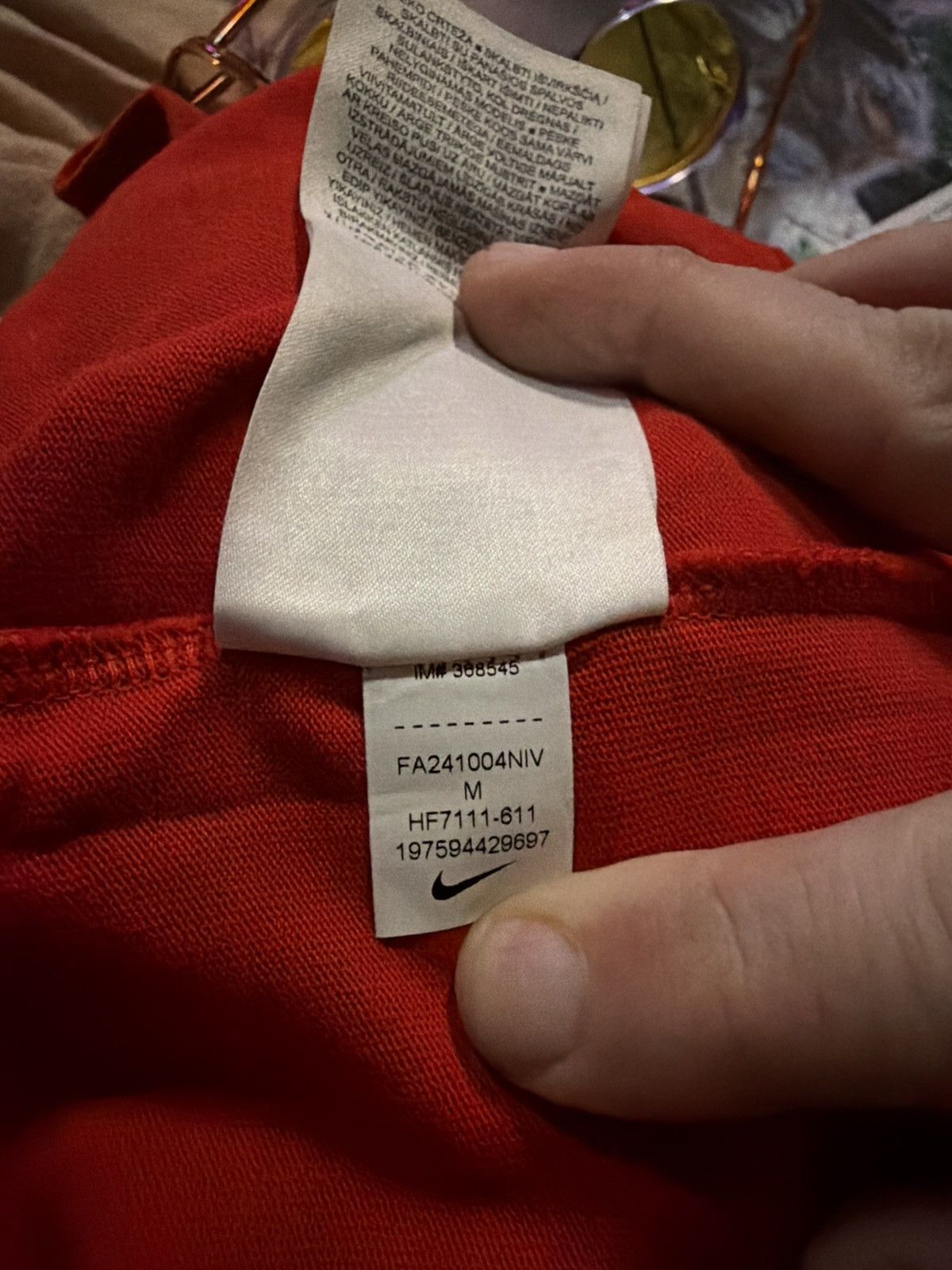 Jacquemus × Nike Nike x Jacquemus Short Sleeve tee Red - Size M Size US M / EU 48-50 / 2 - 6 Thumbnail