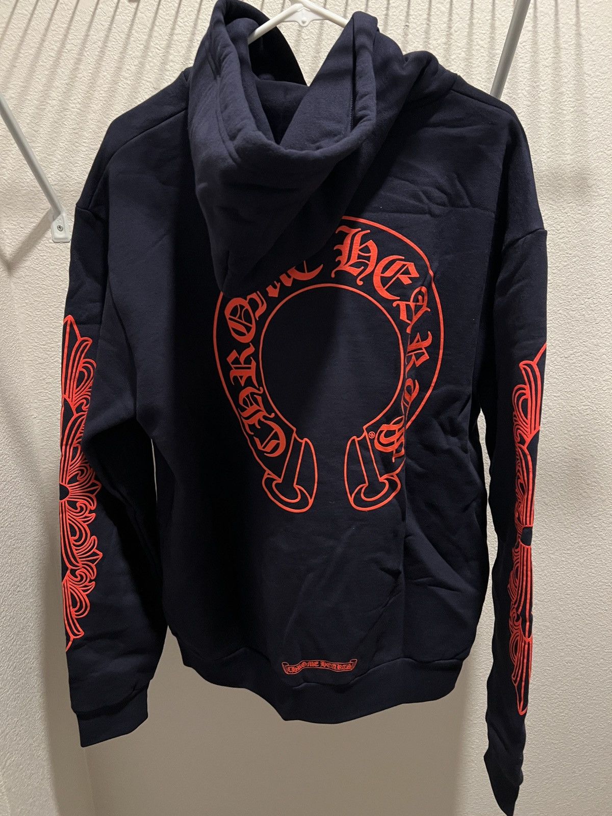 Chrome Hearts Horseshoe Floral Cross Hoodie