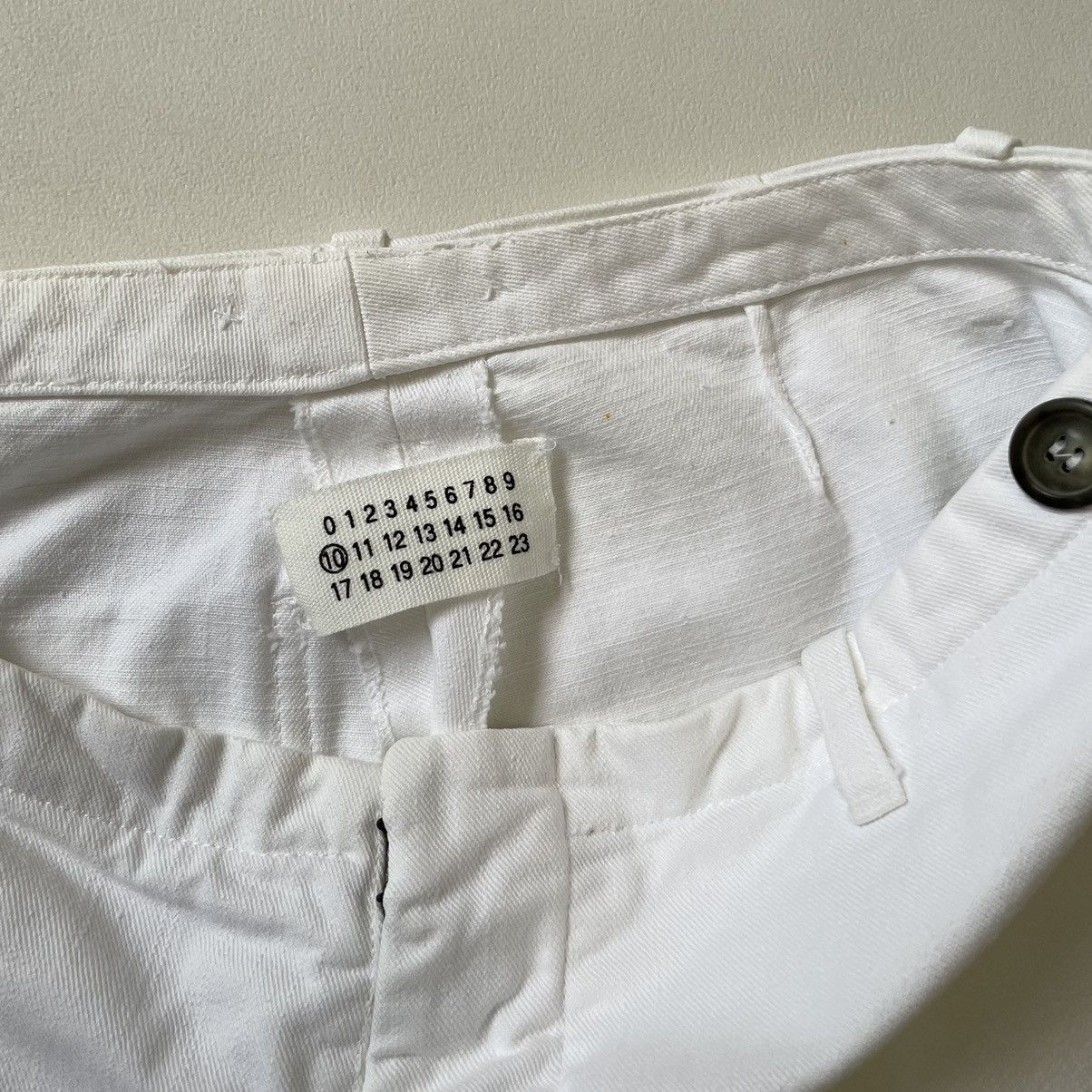 Maison Margiela S/S 02 White Cotton Work Pants Size US 32 / EU 48 - 5 Thumbnail