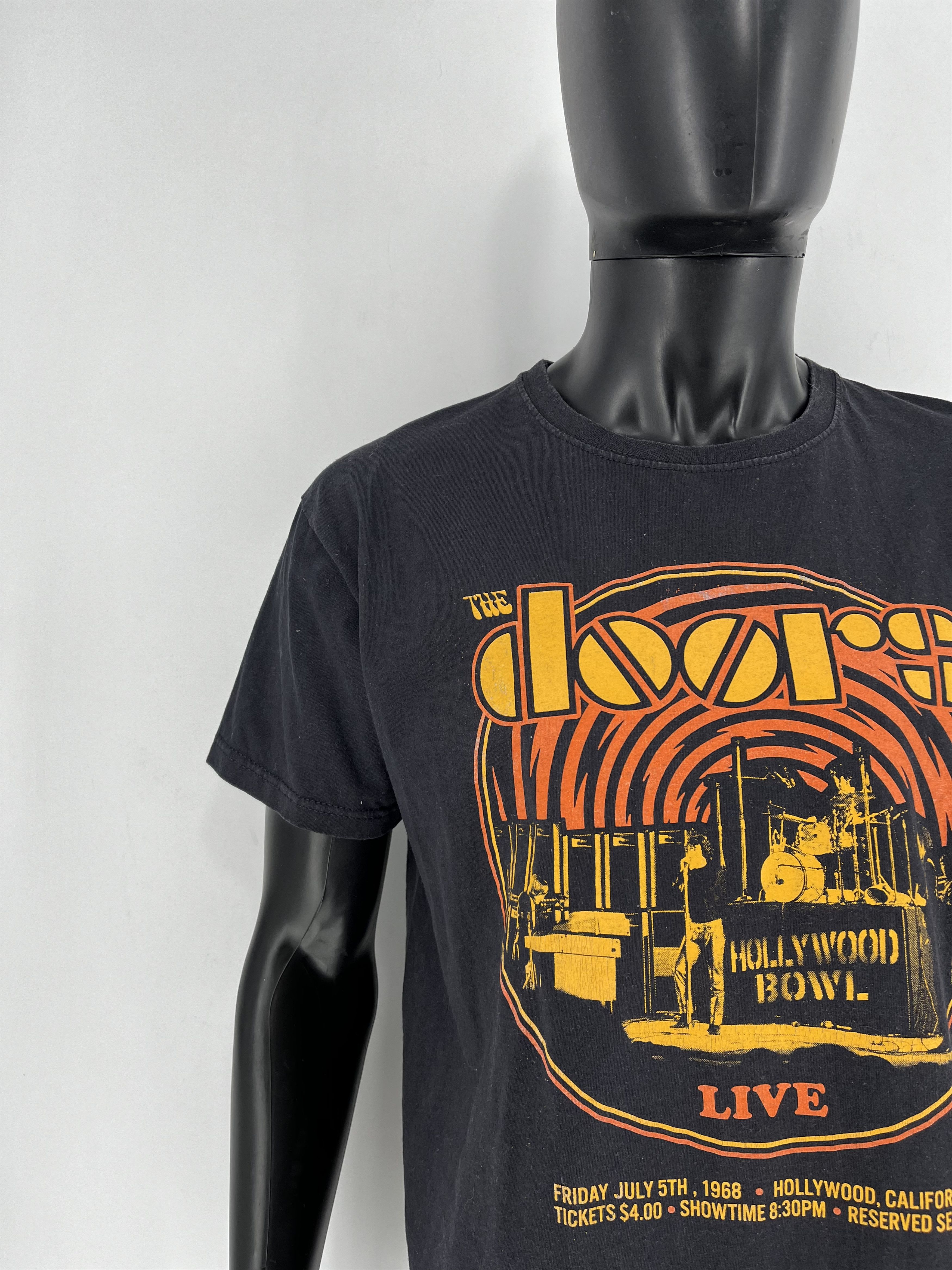Band Tees × Vintage Vintage Y2k Jim Morrison The Doors Rare T-Shirt Band Tee Size US L / EU 52-54 / 3 - 6 Thumbnail