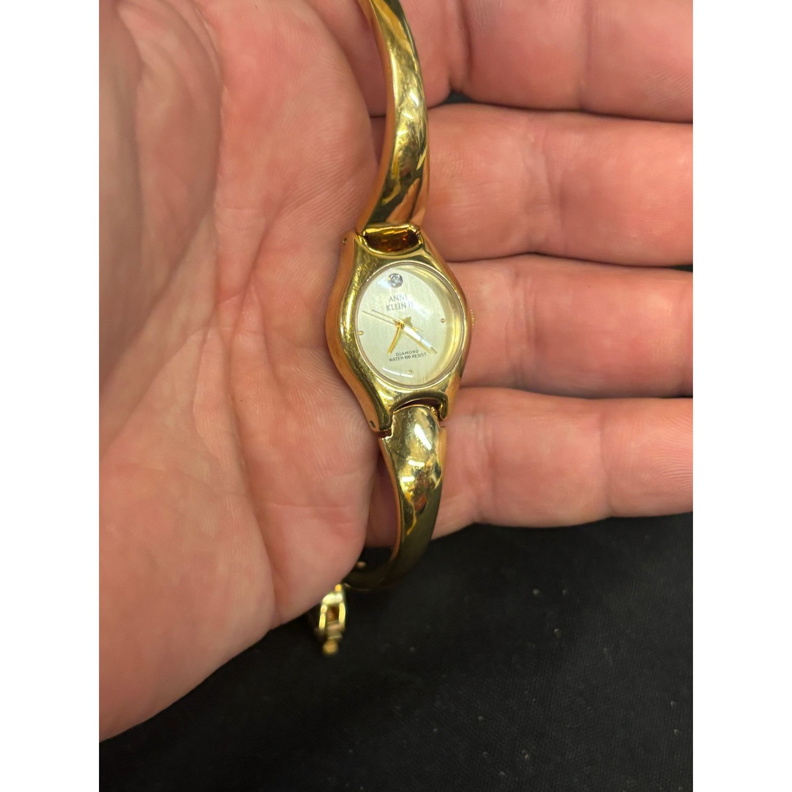 Anne Klein Anne Klein Gold Tone Women’s Watch! New Battery! Size ONE SIZE - 9 Thumbnail