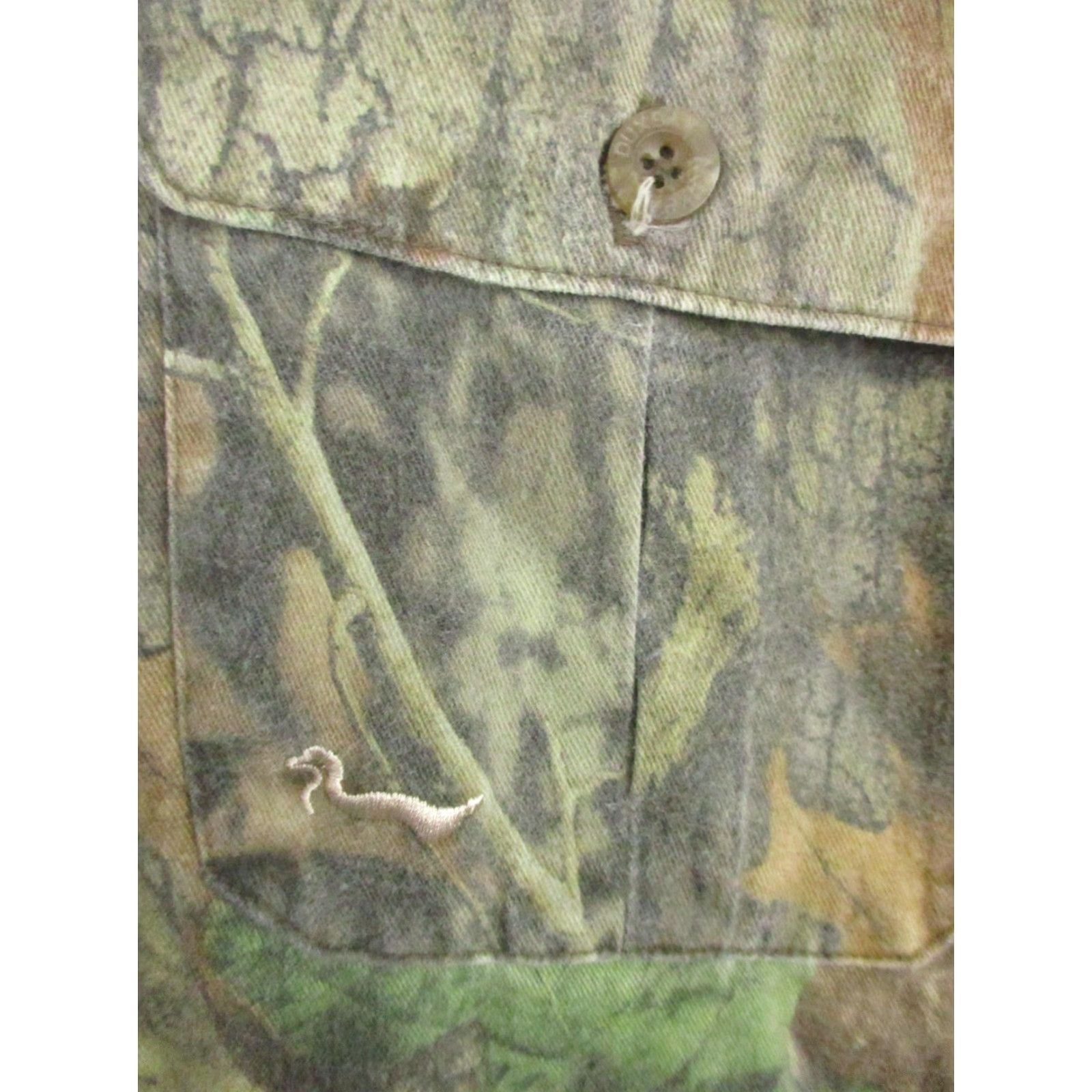Vintage VINTAGE Duxbak Shirt Mens Medium Advantage Timber Camo Hunting Long Sleeve Button Down Size US M / EU 48-50 / 2 - 2 Thumbnail