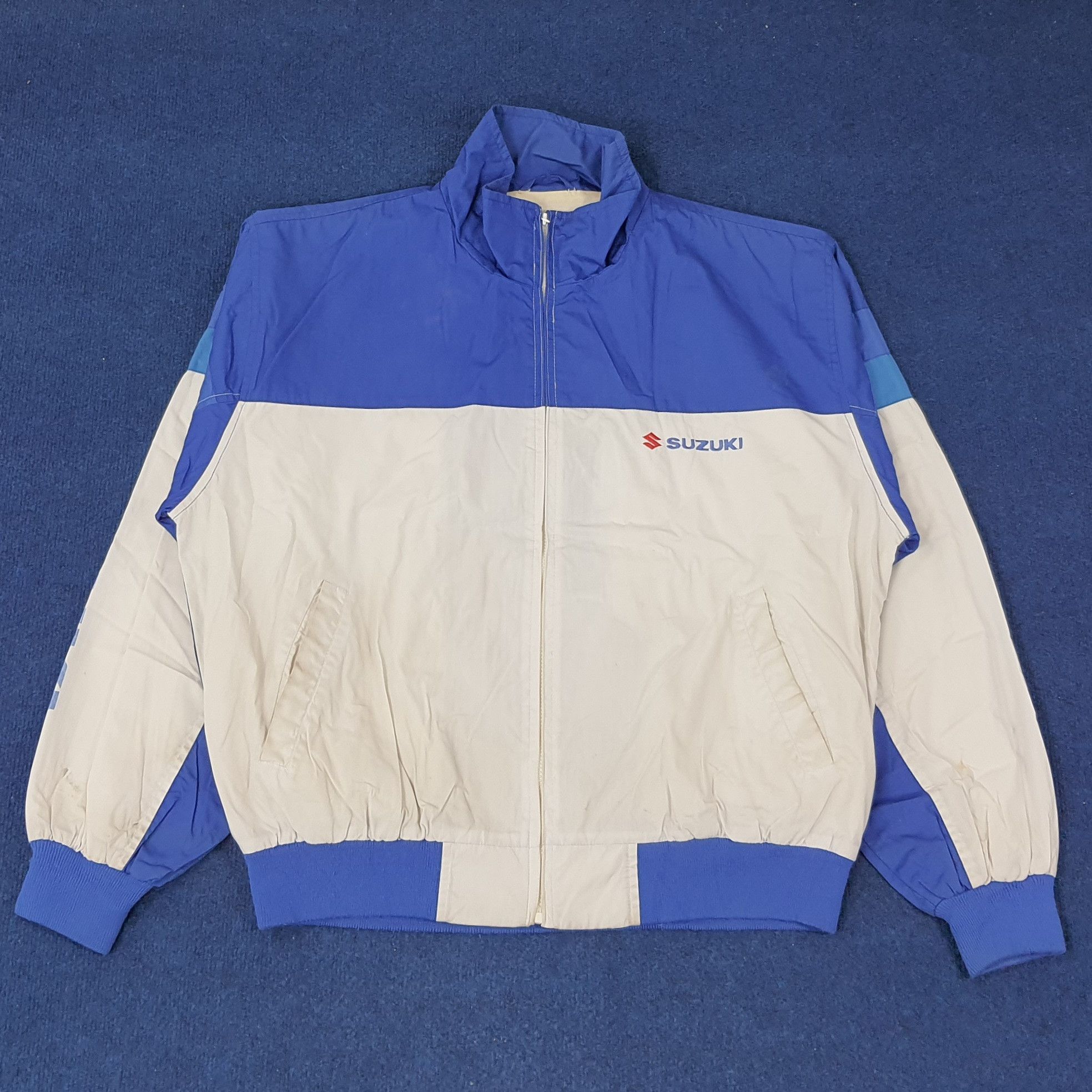 Japanese Brand Vintage SUZUKI Japan Motorsports Jacket C230N13 Size US XL / EU 56 / 4 - 3 Thumbnail