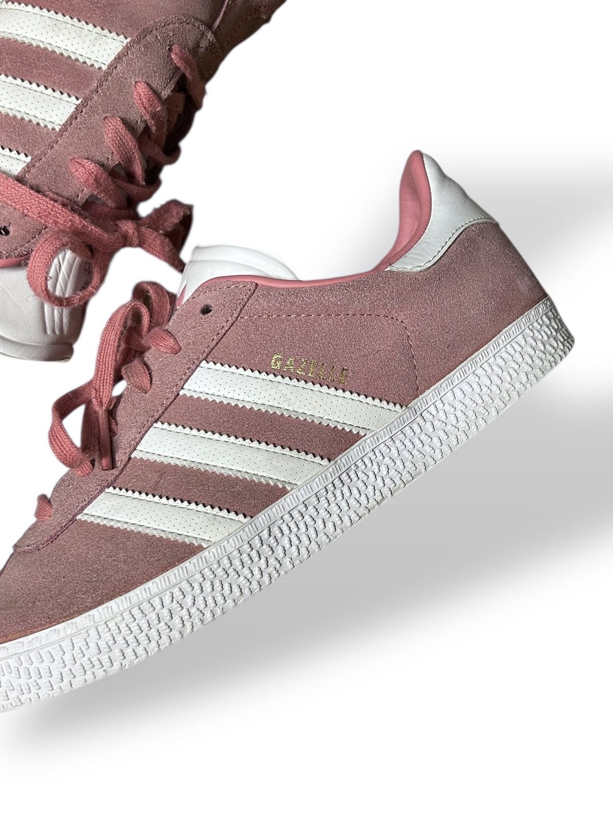 Adidas × Vintage Vintage Y2K Adidas Gazelle Shoes Rare Pink Size US 6 / EU 39 - 3 Thumbnail