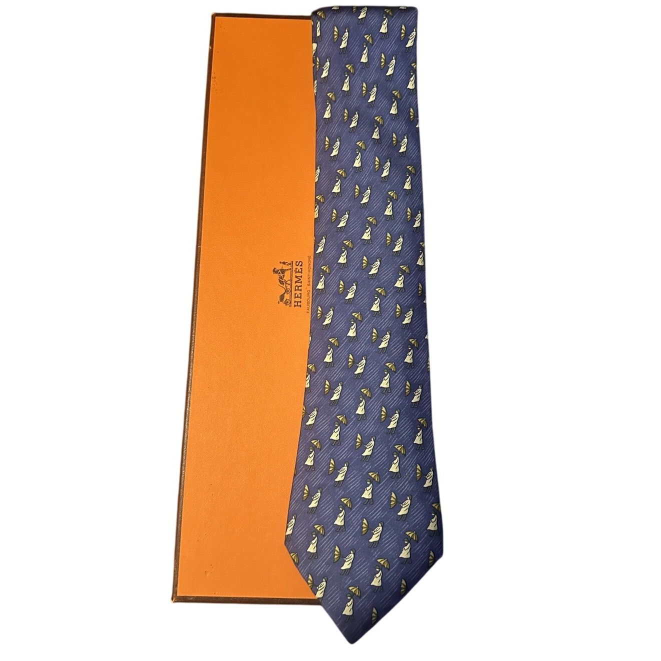 Hermes Hermes Tie - 100% Silk w Box Dry clean only Made in France Size ONE SIZE - 2 Thumbnail
