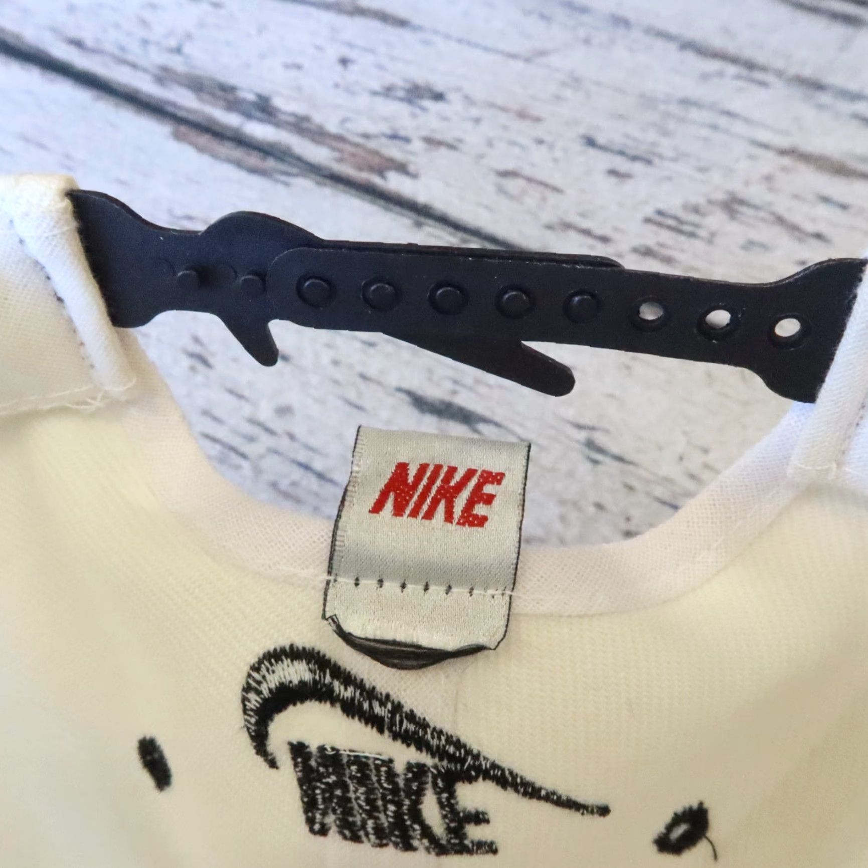 Nike VINTAGE Nike Team Sports Snapback Hat Mens One Size White 90s Rare Size ONE SIZE - 4 Thumbnail