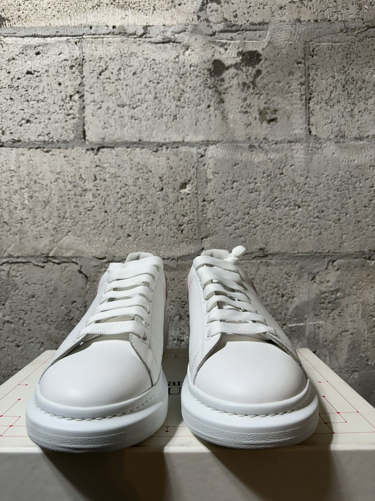 Alexander McQueen ALEXANDER MCQUEEN Oversized Sneakers Pink White Size US 13 / EU 46 - 3 Thumbnail