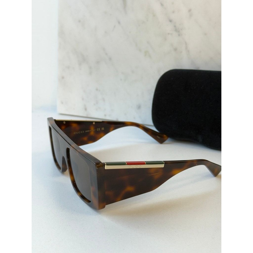 Gucci NEW Gucci GG1888S Brown Unisex Sunglasses Size ONE SIZE - 2 Thumbnail