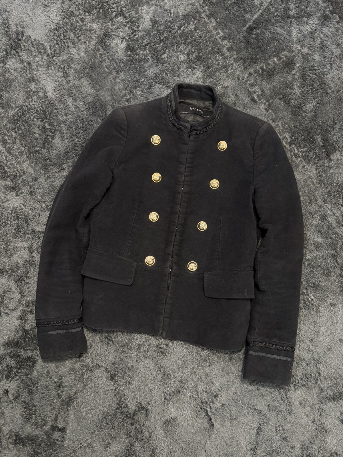 Hysteric Glamour × Undercover 00s Napoleon Military Jacket Coat YSL PPFM Balmain Vibe Size XS / US 0-2 / IT 36-38 - 1 Thumbnail