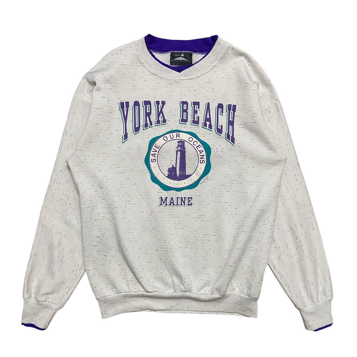 The Mountain × Vintage Vintage 90s York Beach Maine Crewneck Size US L / EU 52-54 / 3 - 1 Thumbnail