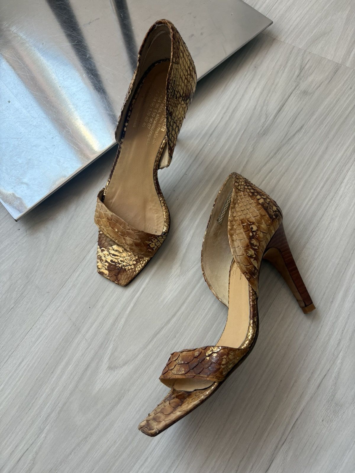 Pedro Garcia Pedro Garcia python snake heels Size US 6.5 / IT 36.5 - 7 Thumbnail