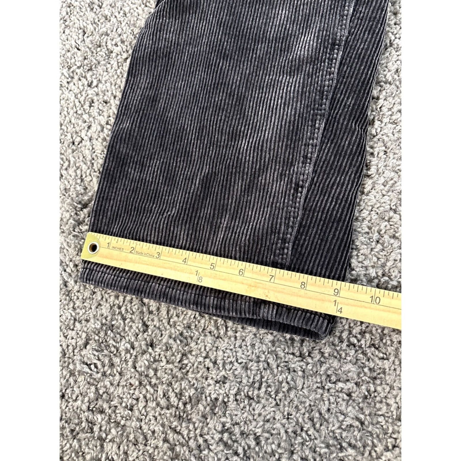 Empyre VINTAGE Empyre Pants Men's 33x29 Corduroy Black Relaxed Straight 5-Pocket // 90s City College Retro Outdoor Baggy Skate Y2K Mens Size US 33 - 3 Thumbnail