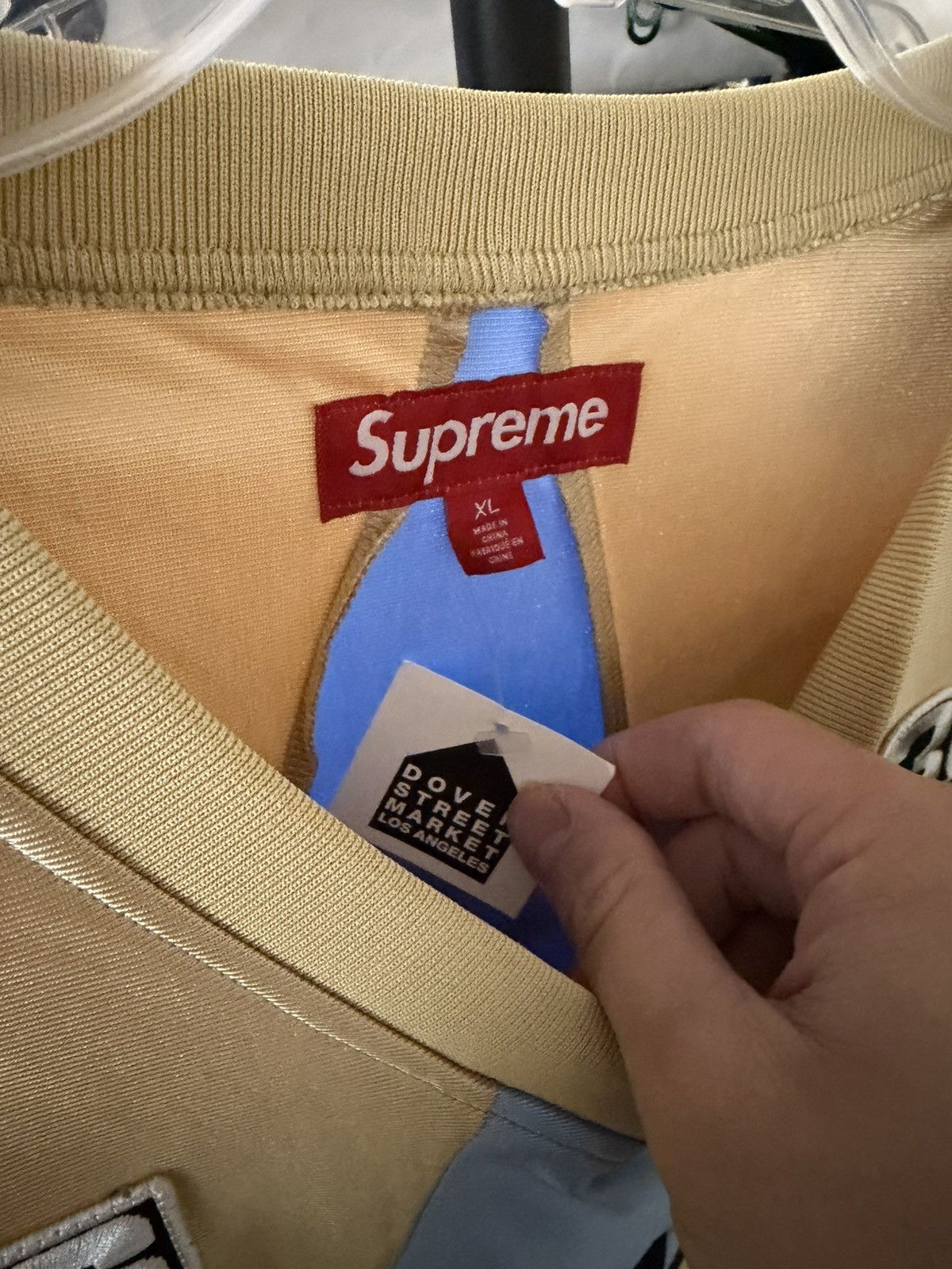 Supreme Supreme Football Gold Jersey XL NEW Size US XL / EU 56 / 4 - 3 Thumbnail