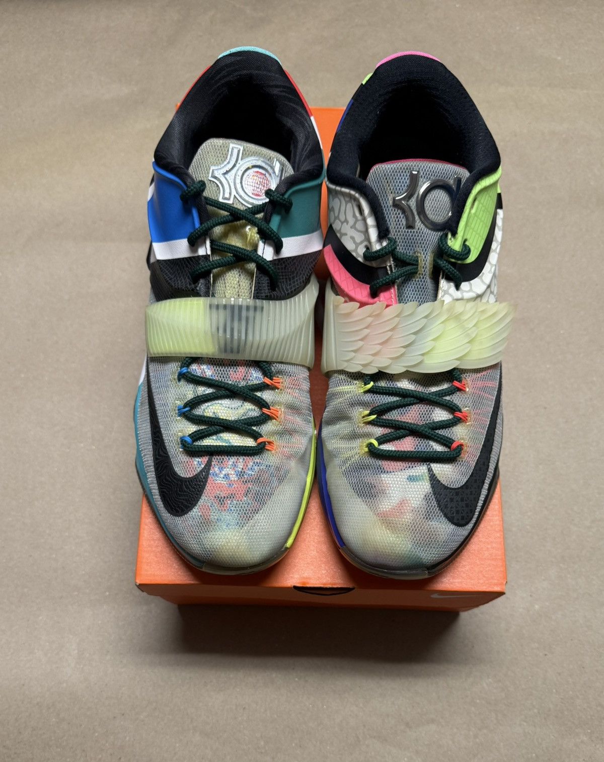 Nike Nike KD 7 VII What The KD Kevin Durant shoes size 14 Rare! Size US 14 / EU 47 - 3 Thumbnail