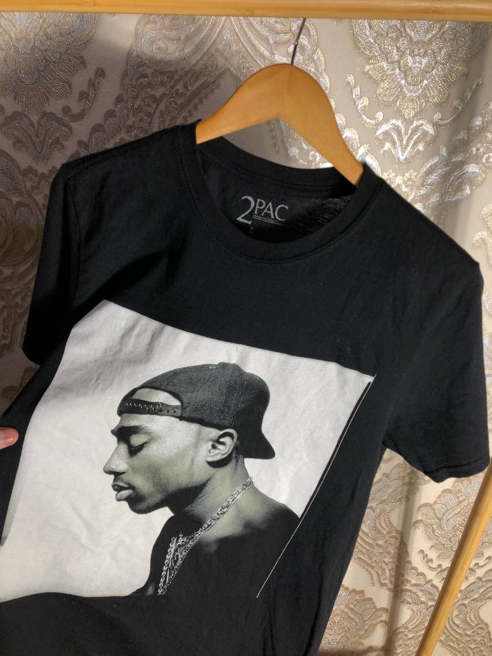 Rap Tees × Vintage VERY RARE 2PAC TUPAC SHAKUR BIG LOGO T-SHIRT HIP HOP RAP Y2K Size US S / EU 44-46 / 1 - 2 Thumbnail