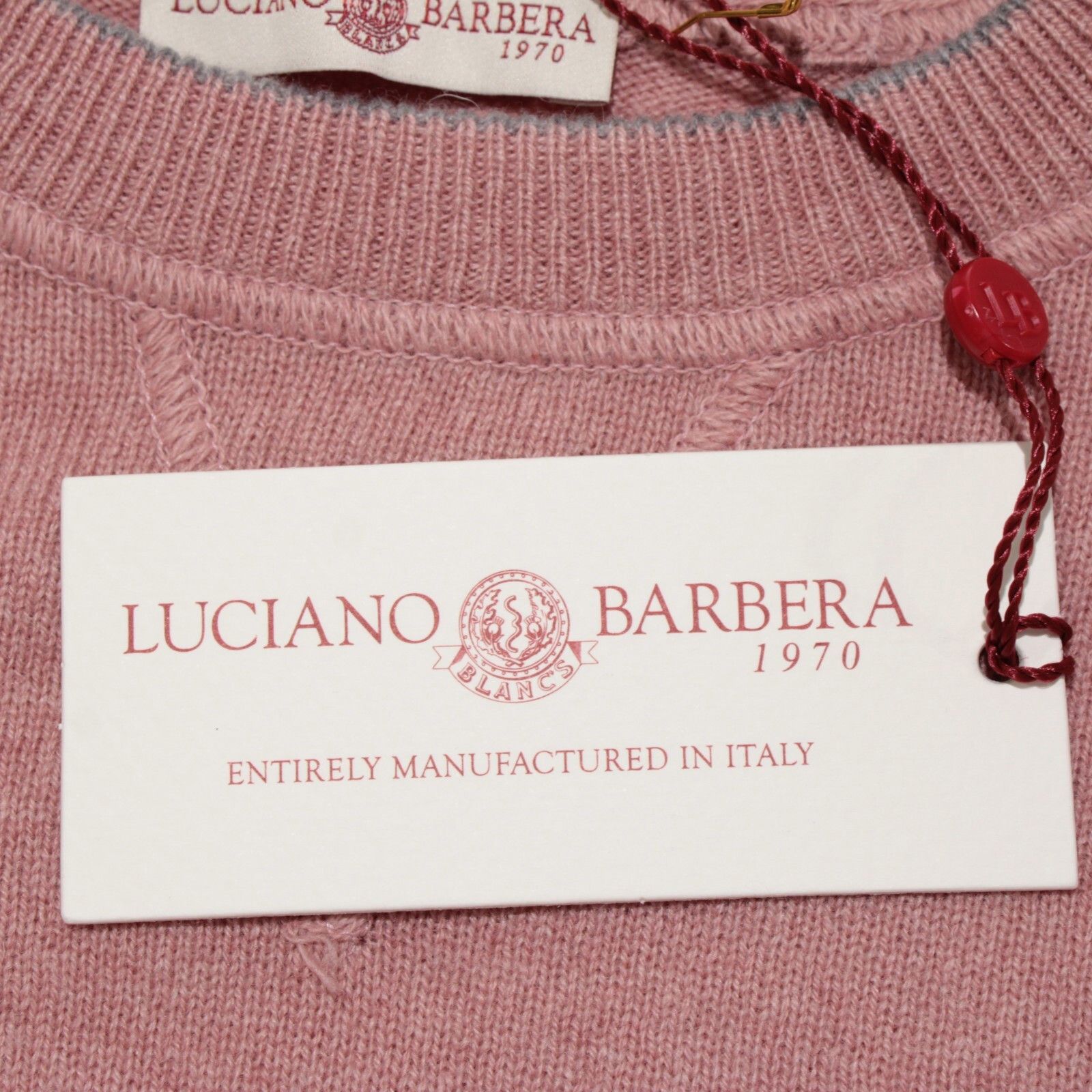 Luciano Barbera Luciano Barbera Sweater Size US M in Pink Size US M / EU 48-50 / 2 - 2 Thumbnail