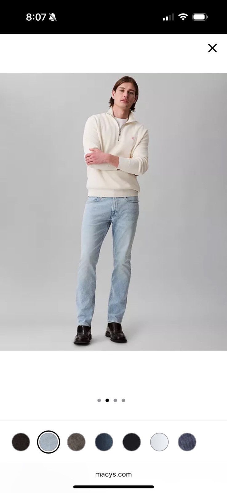 Calvin Klein Calvin Klein Slim Fit Stretch Jeans Size US 31 - 9 Thumbnail