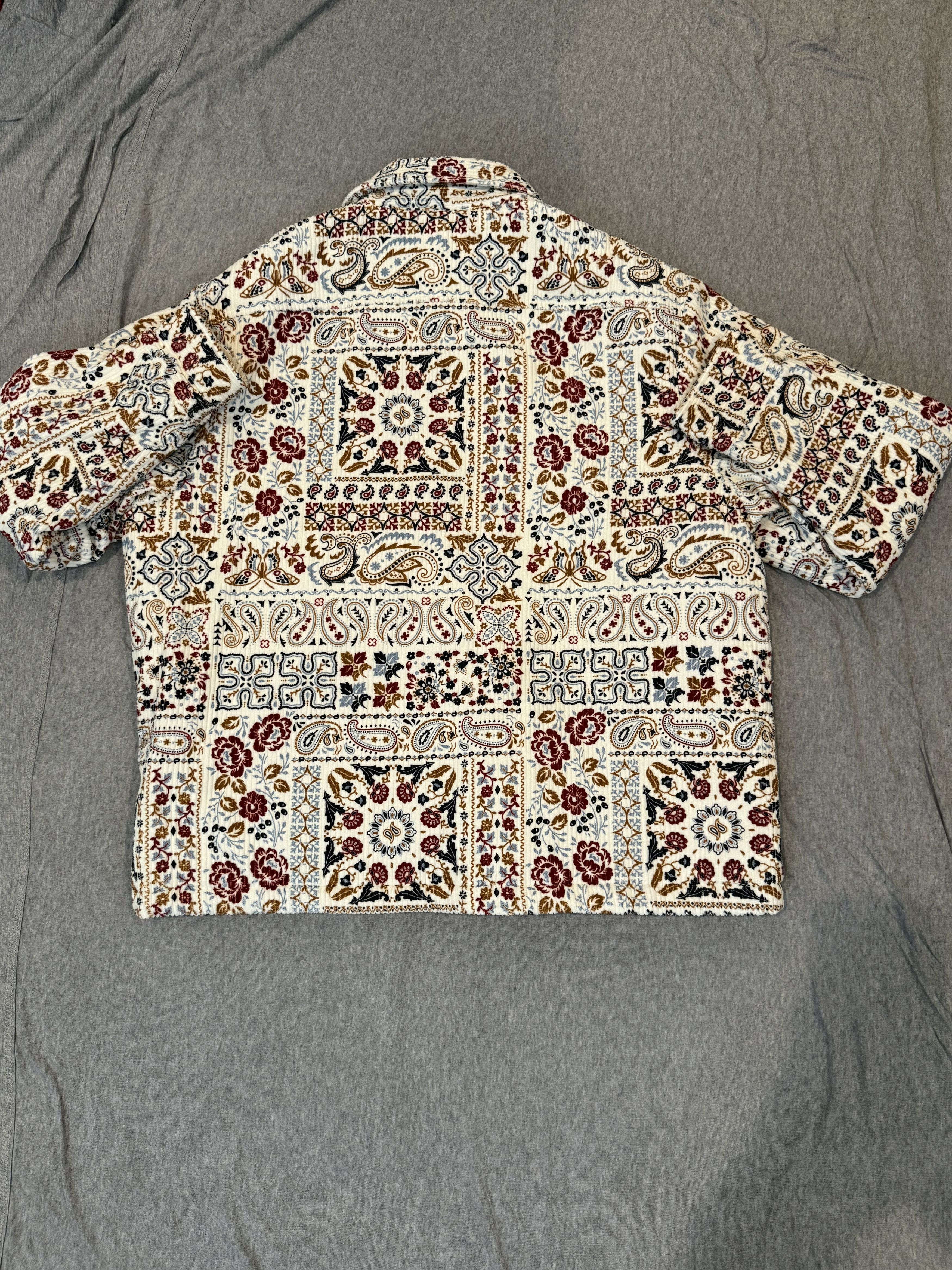 Kith Kith Paisley Brixton Puffed Shirt Jacket Sandrift Size US XL / EU 56 / 4 - 3 Thumbnail