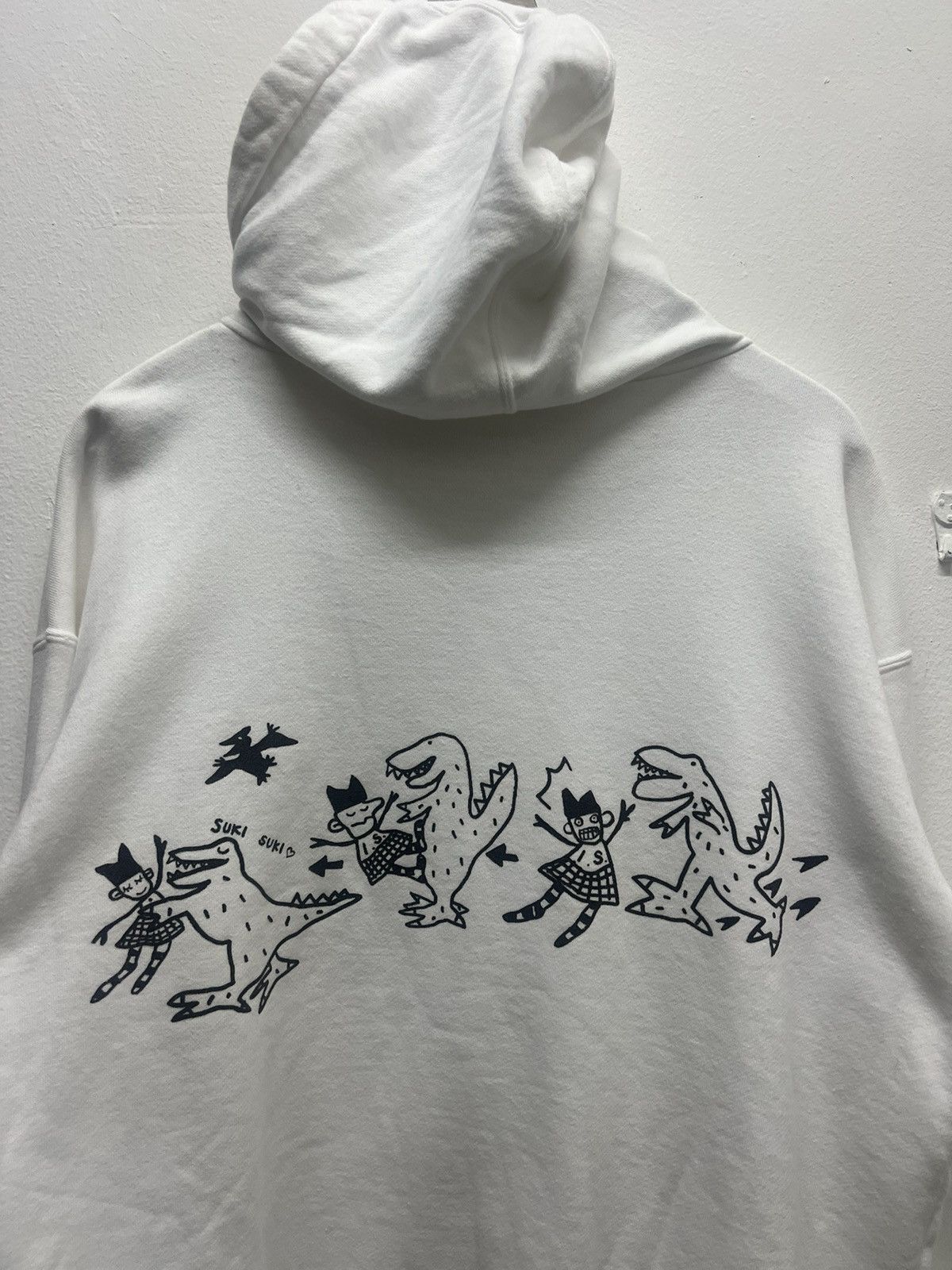 image of Vintage Issey Miyake Collection Hoodie in White, Men's (Size Medium)