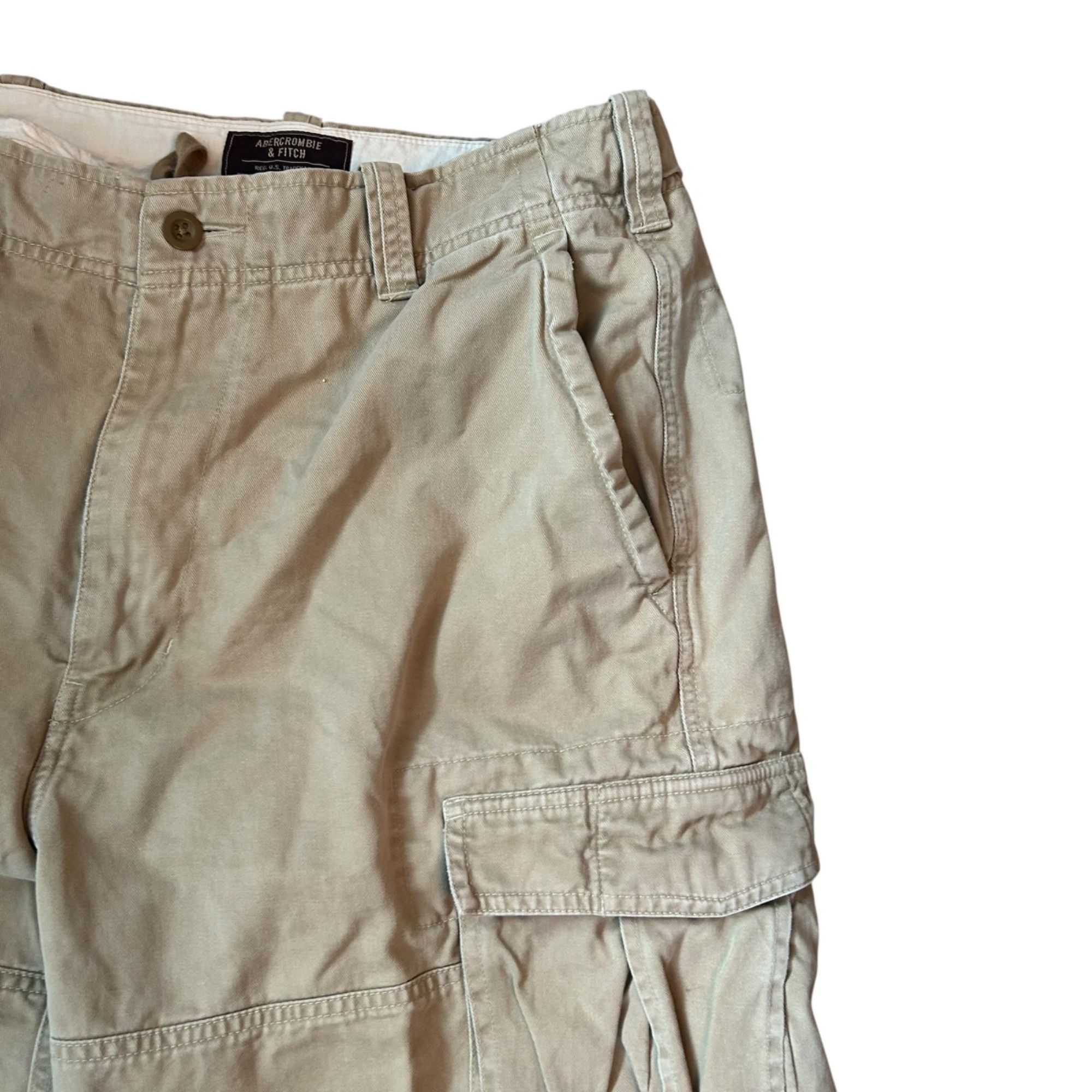 Abercrombie & Fitch Vintage Abercrombie And Fitch Utilitarian Y2K Grunge Tan Car Size US 32 / EU 48 - 9 Thumbnail