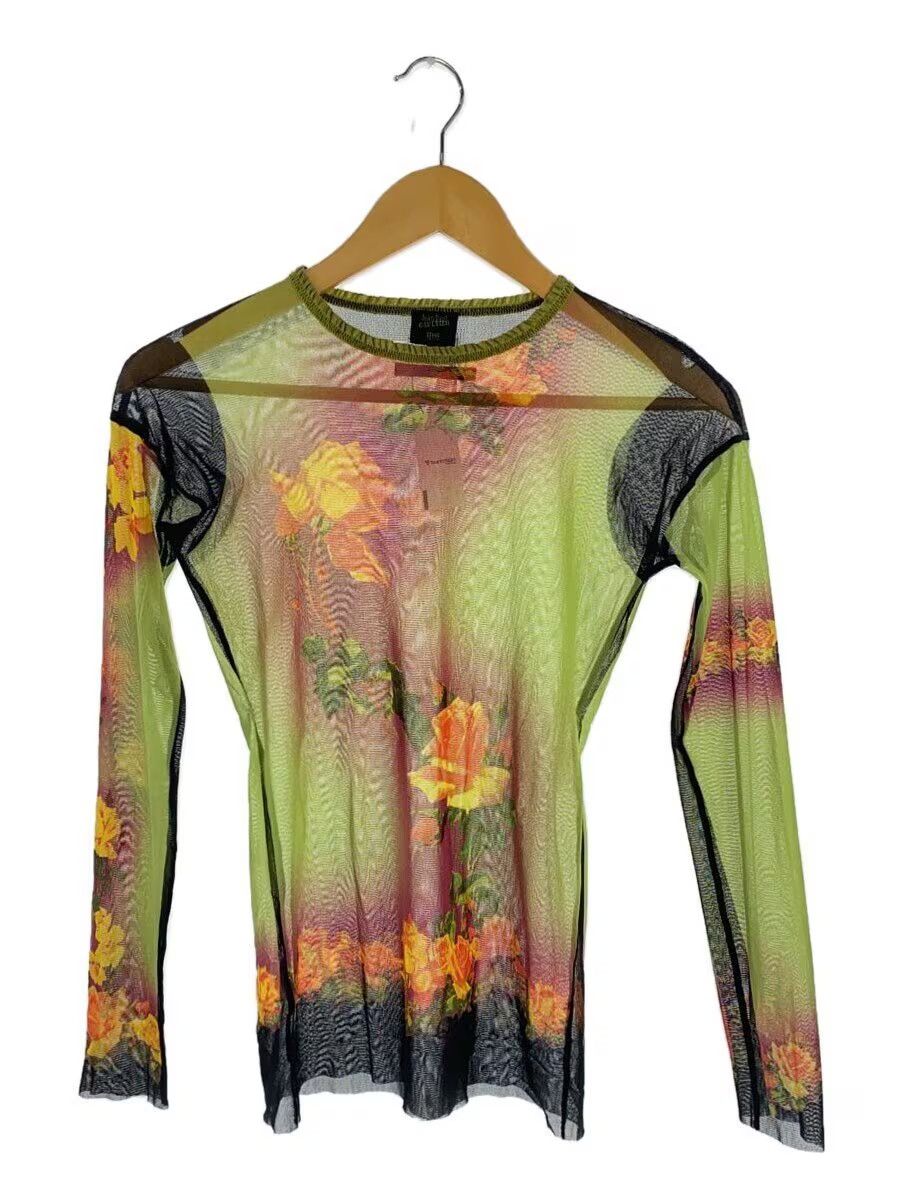 Jean Paul Gaultier Floral Mesh Long Sleeve Top Size S / US 4 / IT 40 - 1 Thumbnail