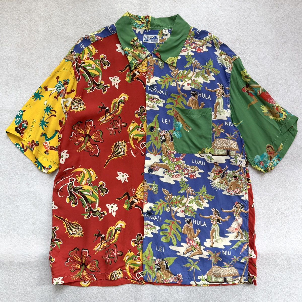 Beams Japan BEAMS Crazy Aloha Shirt 19SS Size US XL / EU 56 / 4 - 1 Thumbnail