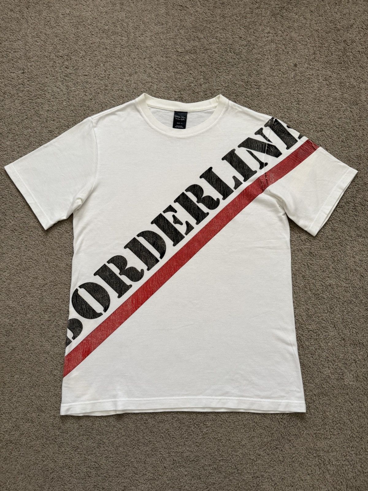 SS/AW03 Number (N)ine "Touch Me I'm Sick" Borderline T Shirt