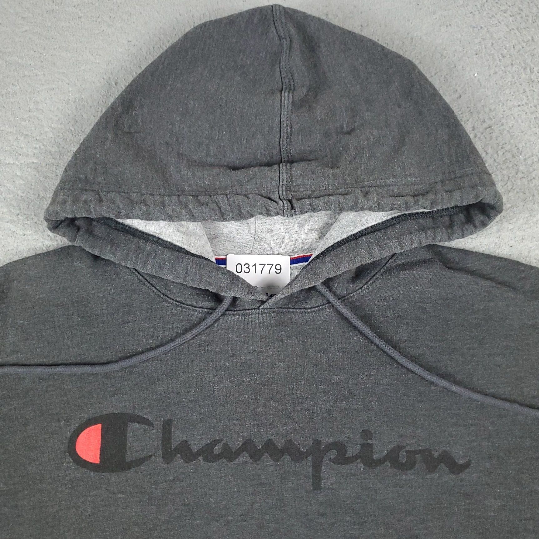 Champion Champion Hoodie Mens Large Gray Pullover Sweatshirt Casual Modern Sports Size US L / EU 52-54 / 3 - 2 Thumbnail