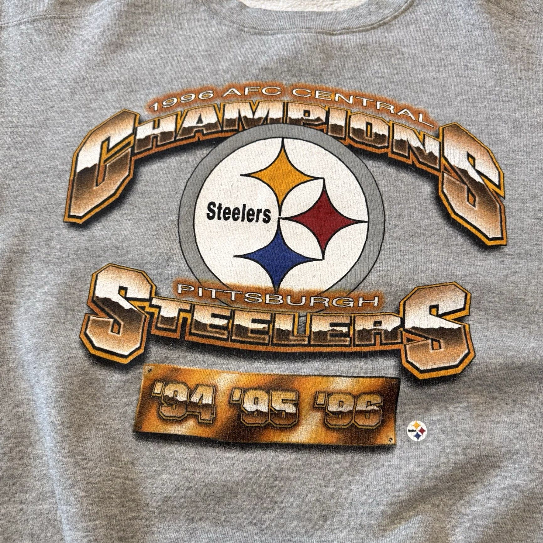 Starter VINTAGE Starter Steelers NFL Football Pullover Crewneck Sweatshirt Large Size US L / EU 52-54 / 3 - 3 Thumbnail