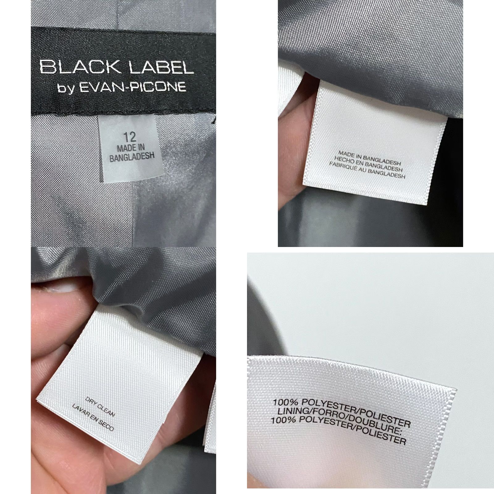 Vintage VINTAGE Black Label by Evan Picone Plaid Blazer Womens 12 Blazer Business Workwear Office Preppy Womens Size XL / US 12-14 / IT 48-50 - 8 Thumbnail