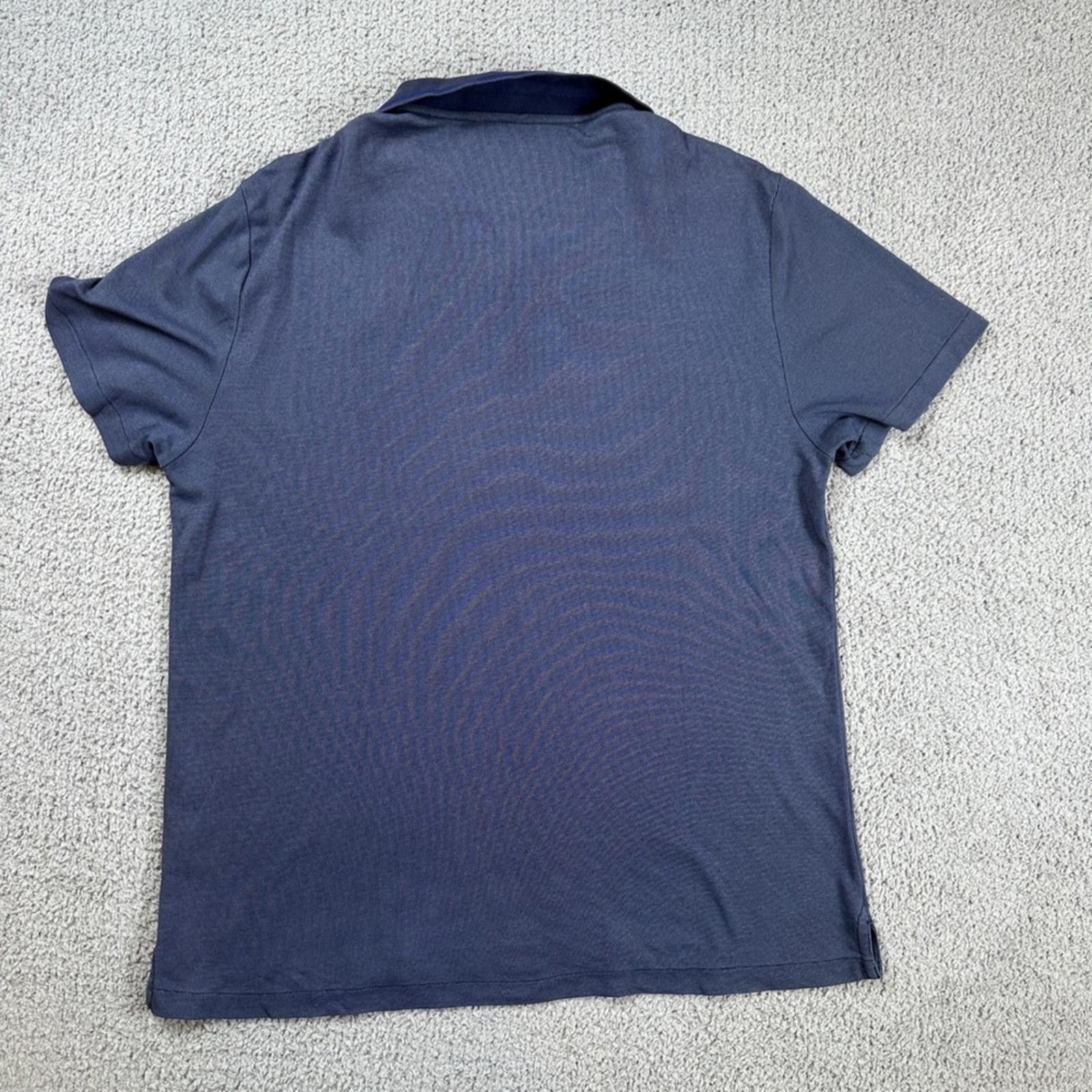 Calvin Klein Calvin Klein Polo Shirt Mens L Navy Blue Logo Modern Fit Size US L / EU 52-54 / 3 - 3 Thumbnail