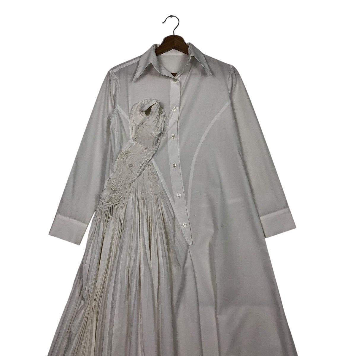 Yohji Yamamoto 🔥VINTAGE 2005 SPRING SUMMER DRESS YOHJI YAMAMOTO RUNWAY Size M / US 6-8 / IT 42-44 - 9 Thumbnail