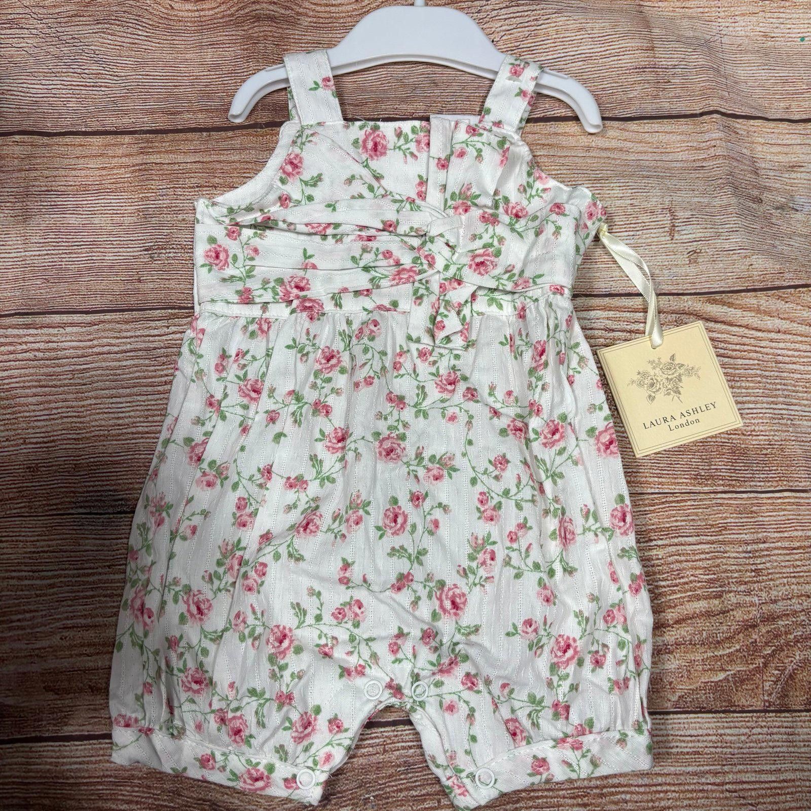Other Laura Ashley Baby Floral Romper 0-3 Months NWT Size ONE SIZE - 1 Thumbnail
